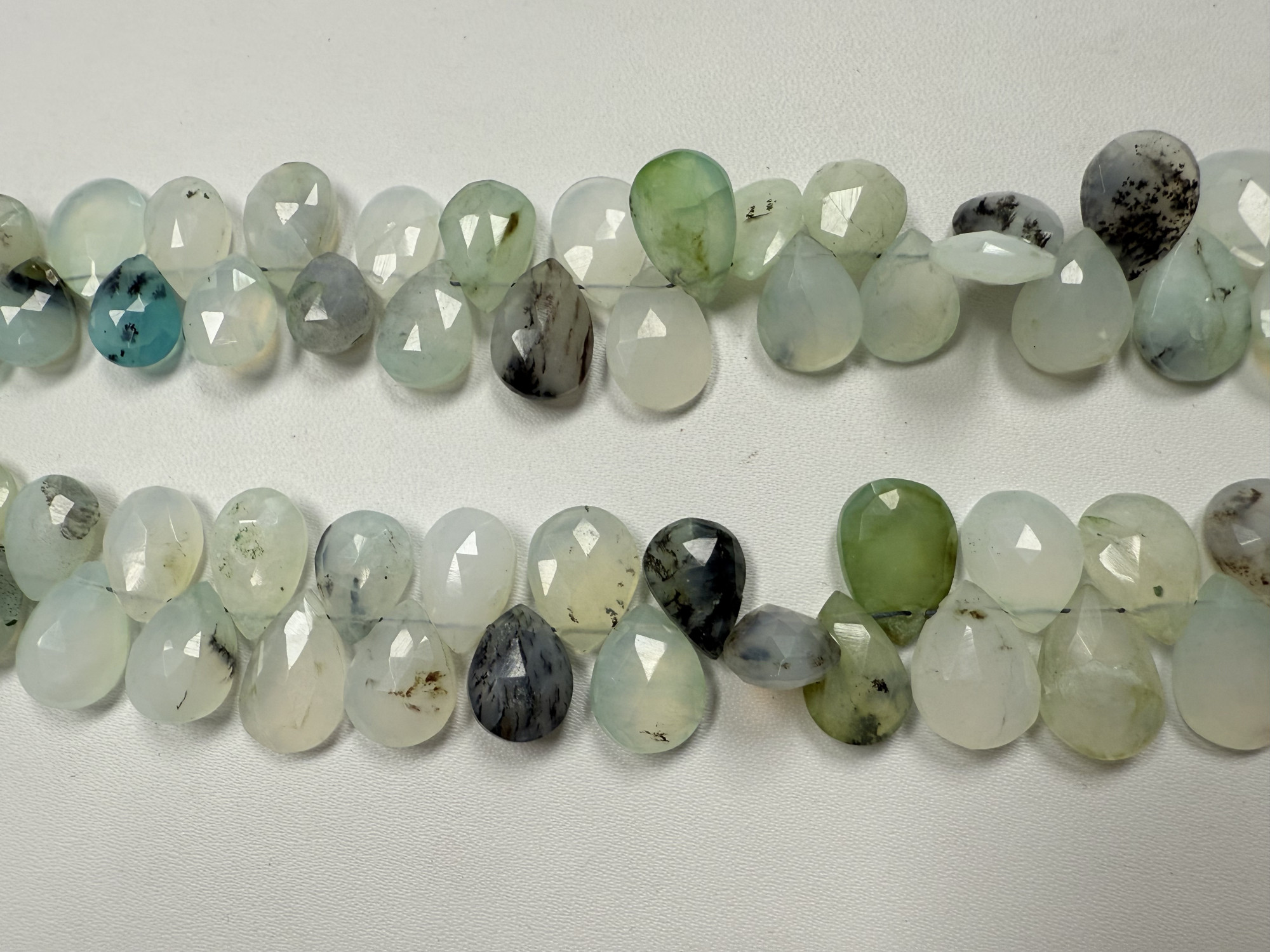 Peruvian Opal Pears Faceted