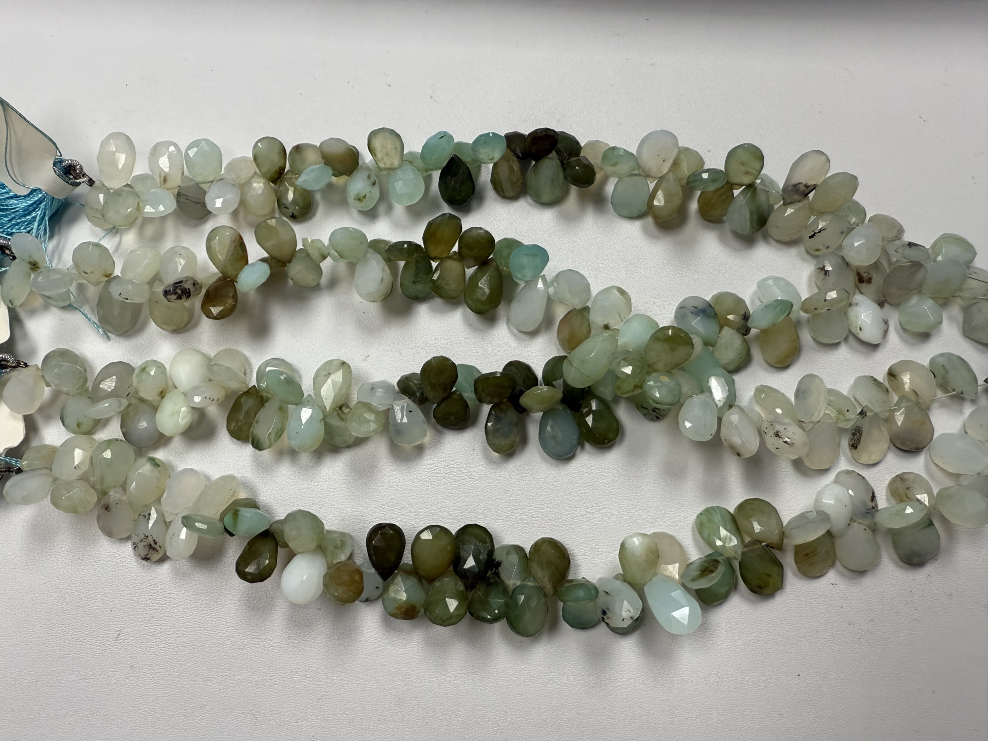 Peruvian Opal Pears Faceted