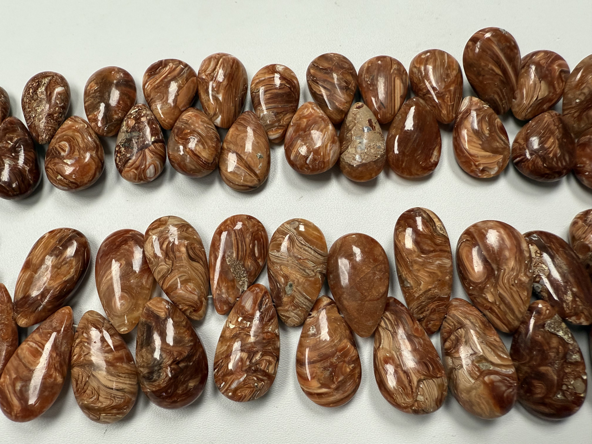 Mexican Opal Pears Faceted