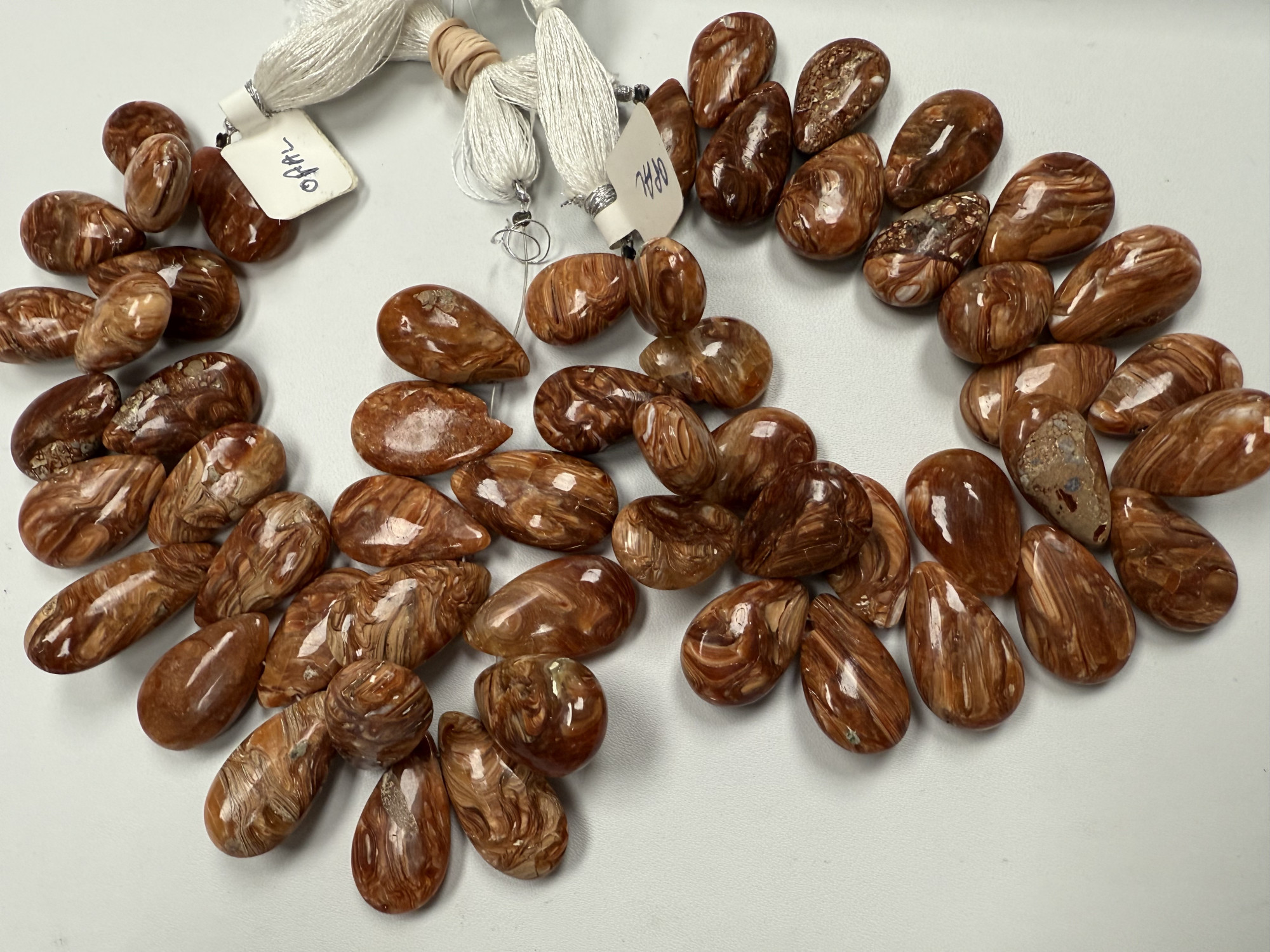 Mexican Opal Pears Faceted