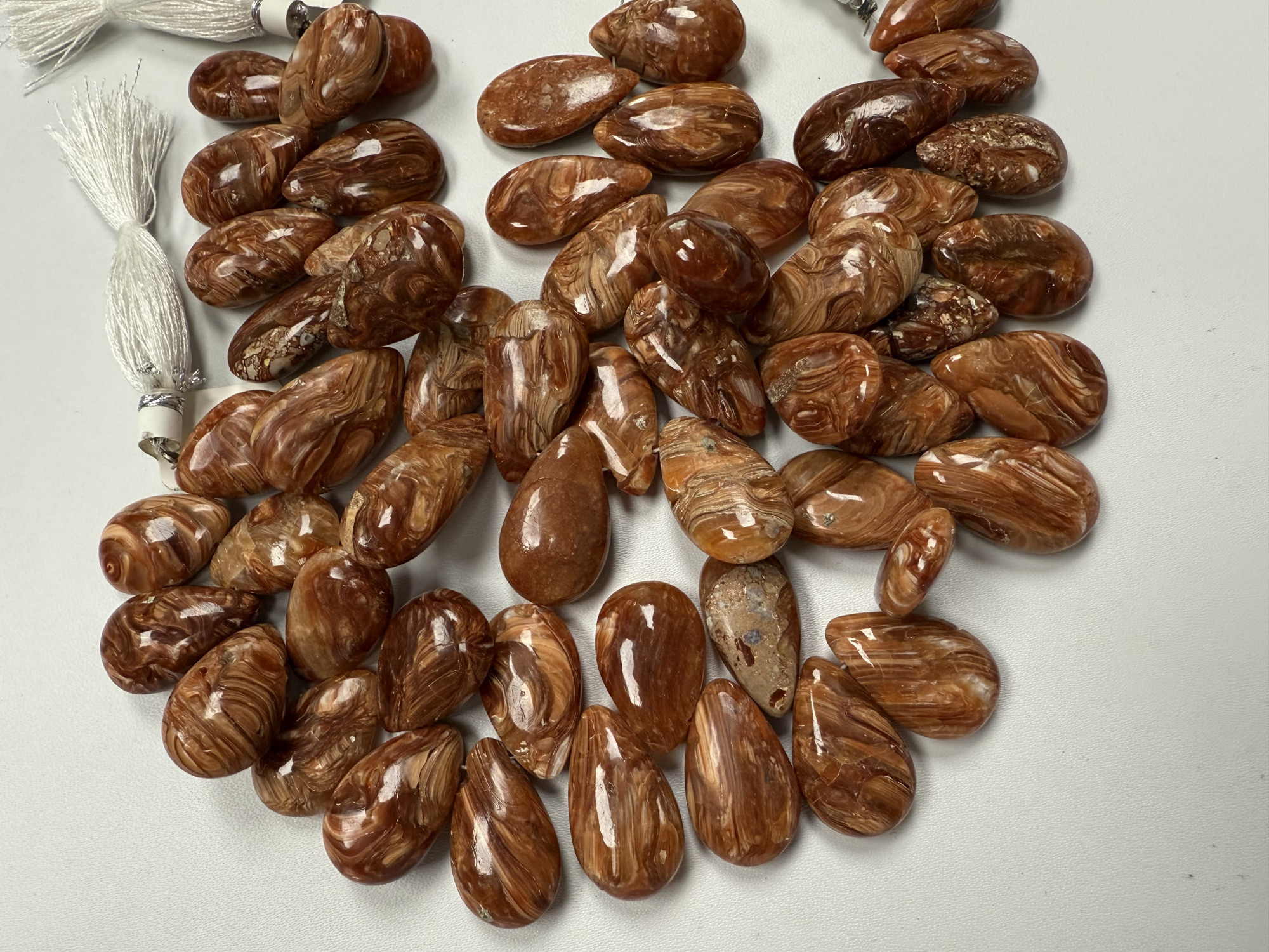 Mexican Opal Pears Faceted