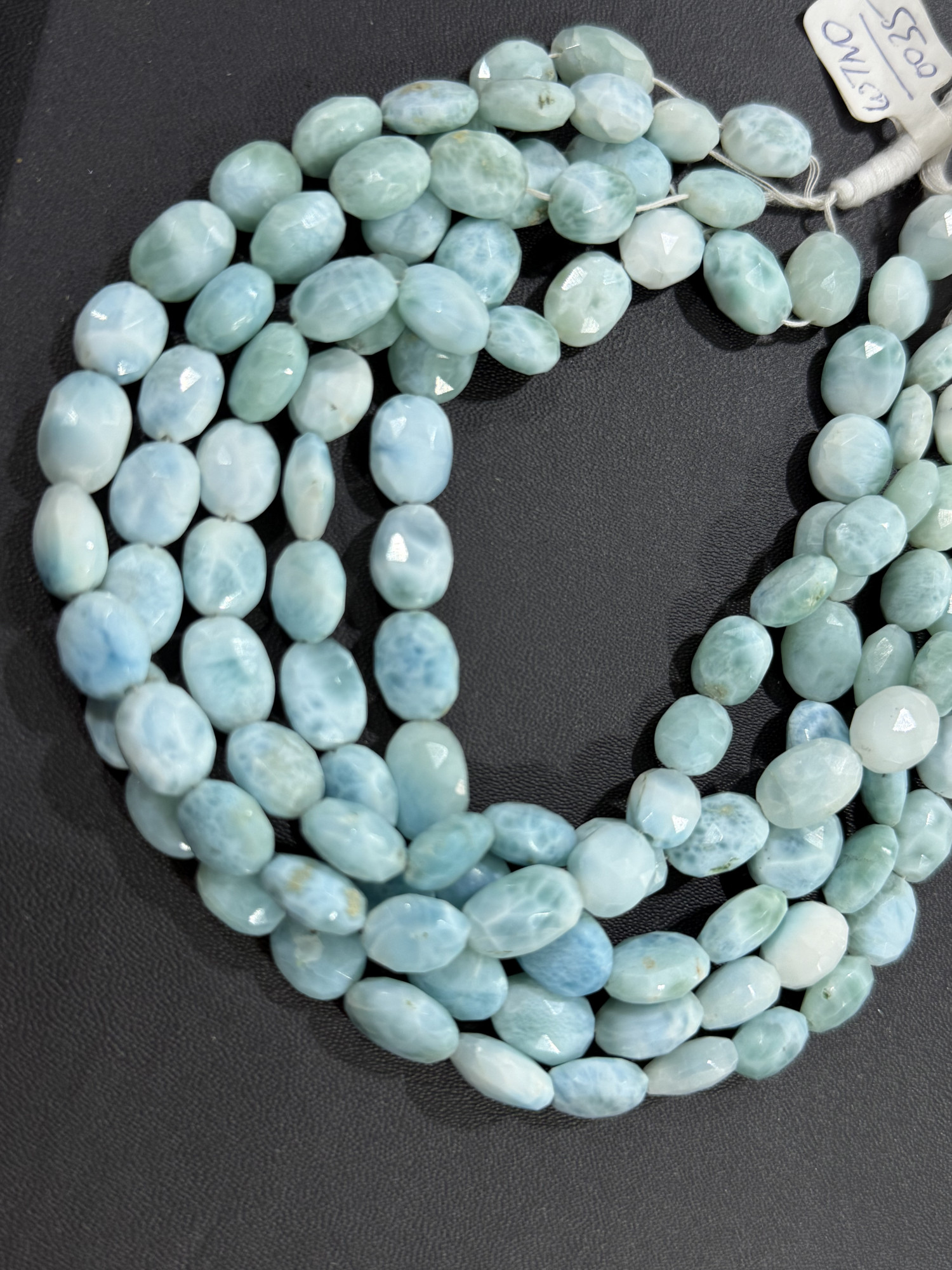 Larimar Nuggets Faceted
