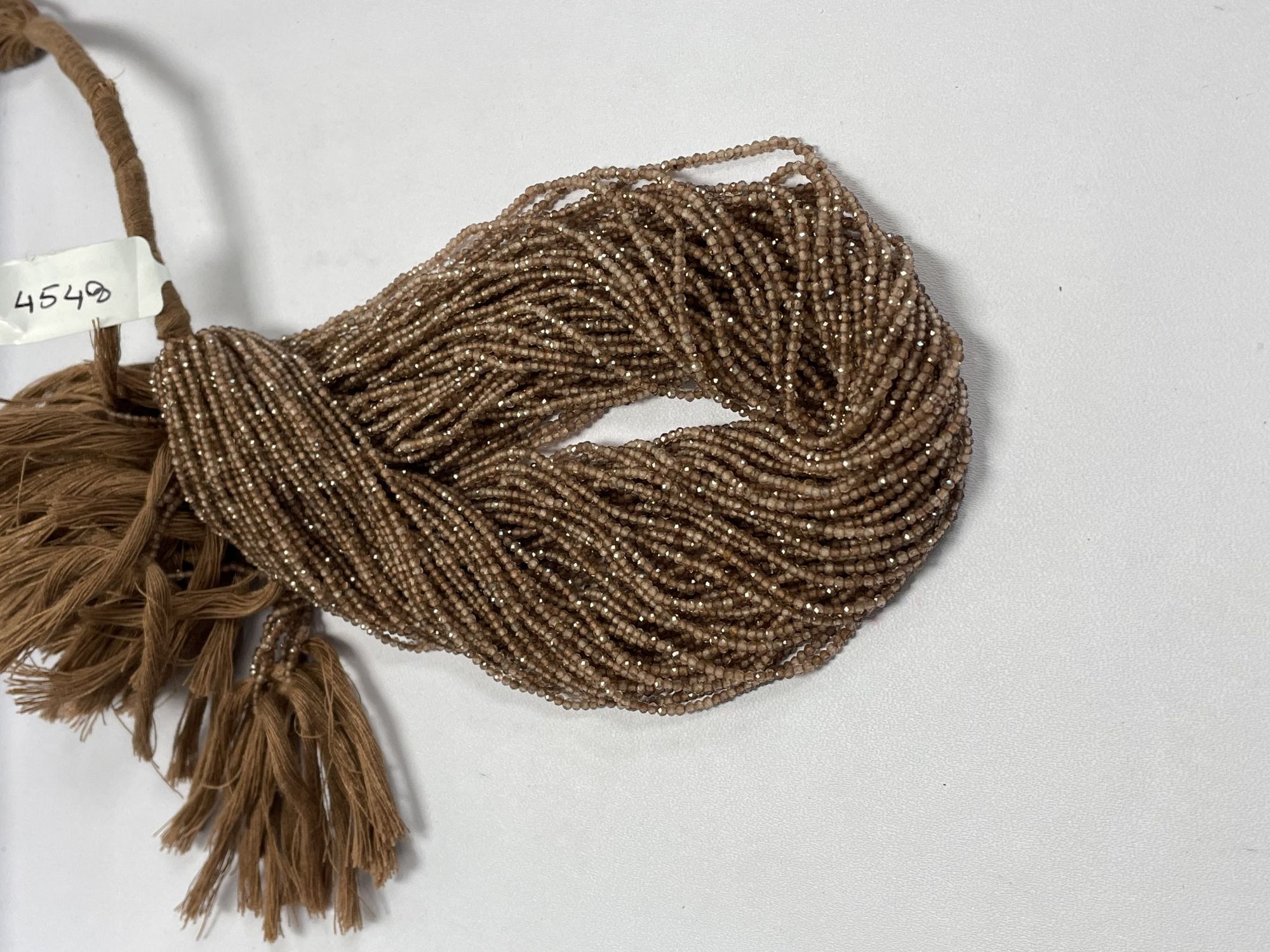 Andalusite Rondelle Faceted