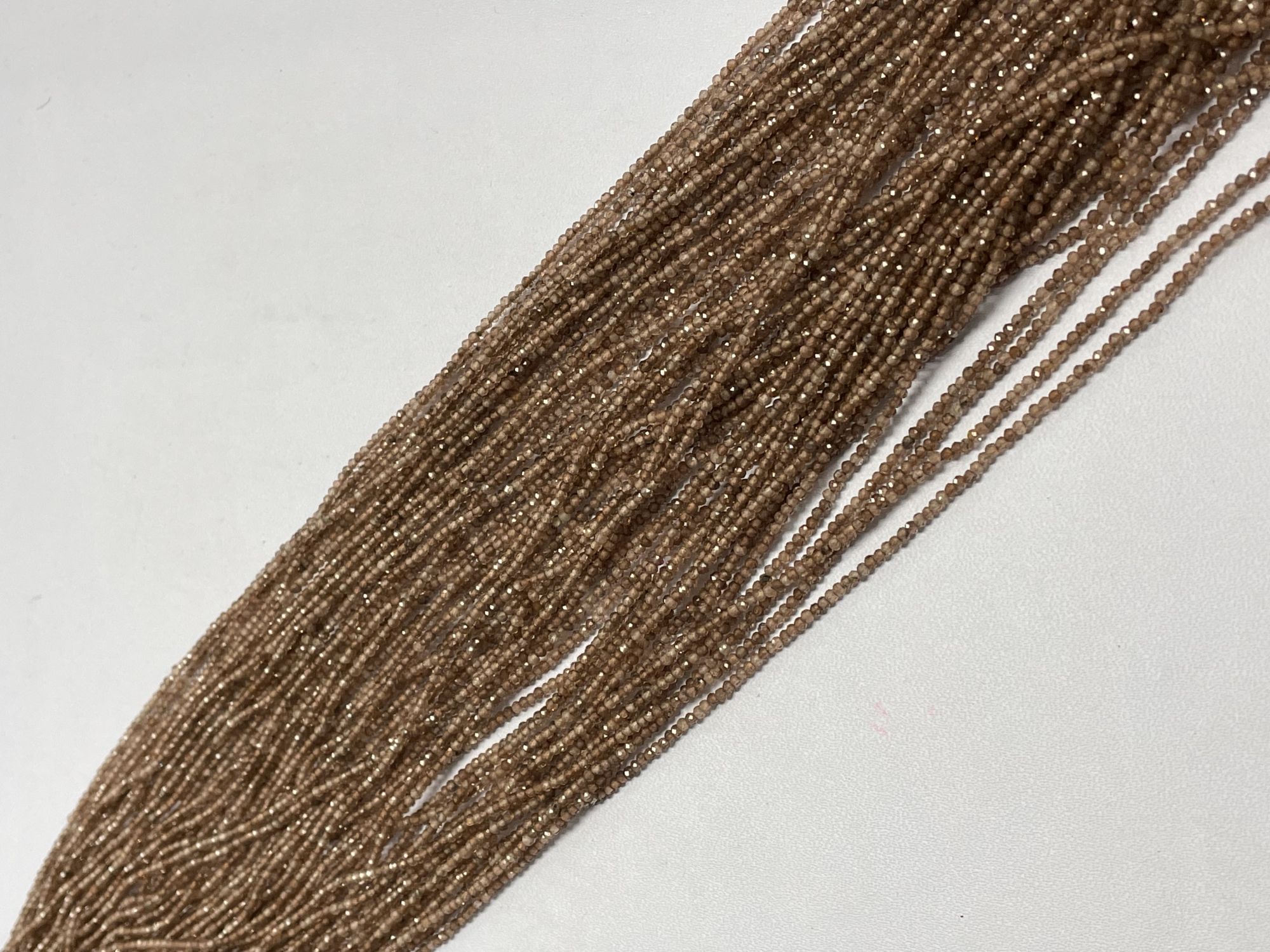 Andalusite Rondelle Faceted