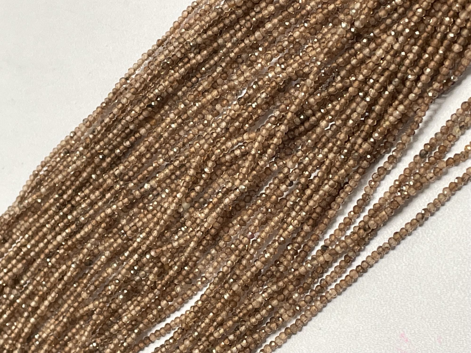 Andalusite Rondelle Faceted
