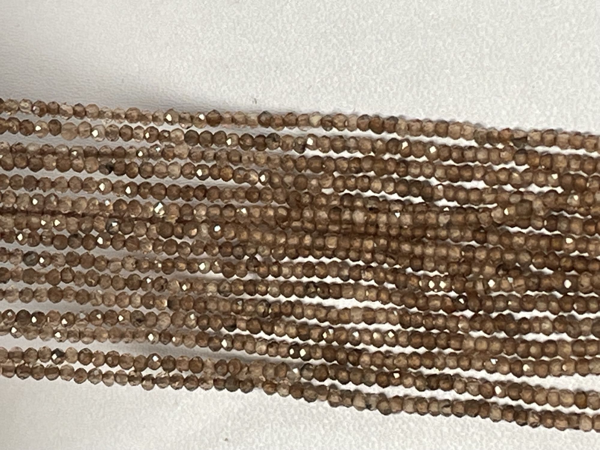 Andalusite Rondelle Faceted