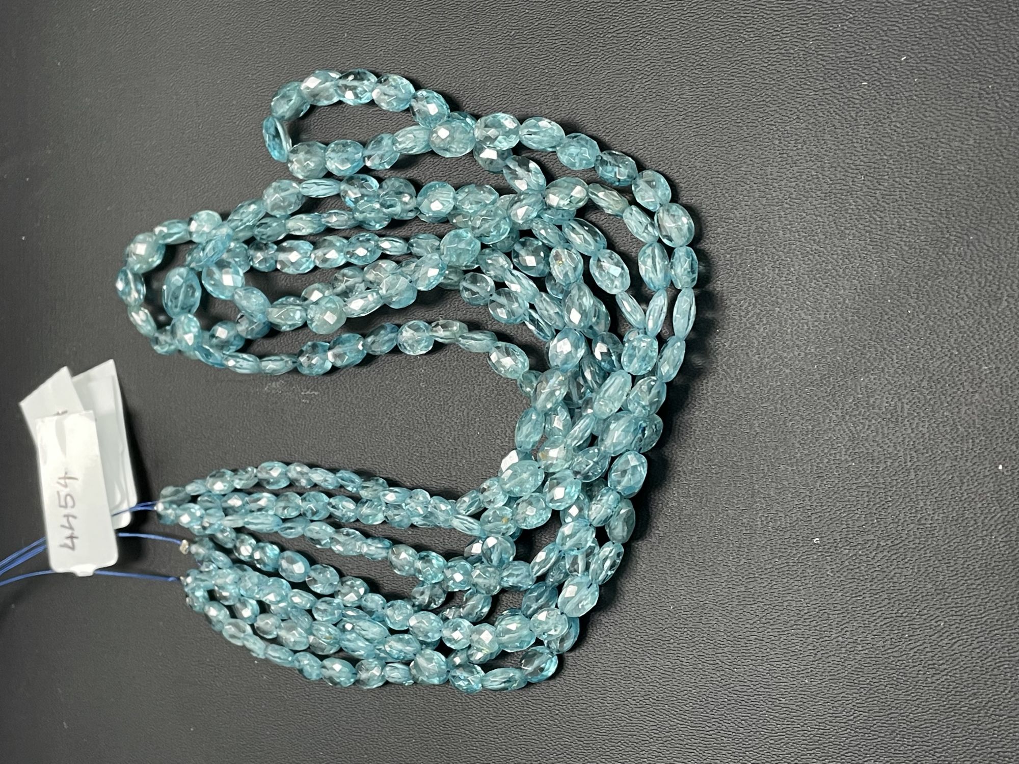 Blue Zircon Oval Faceted