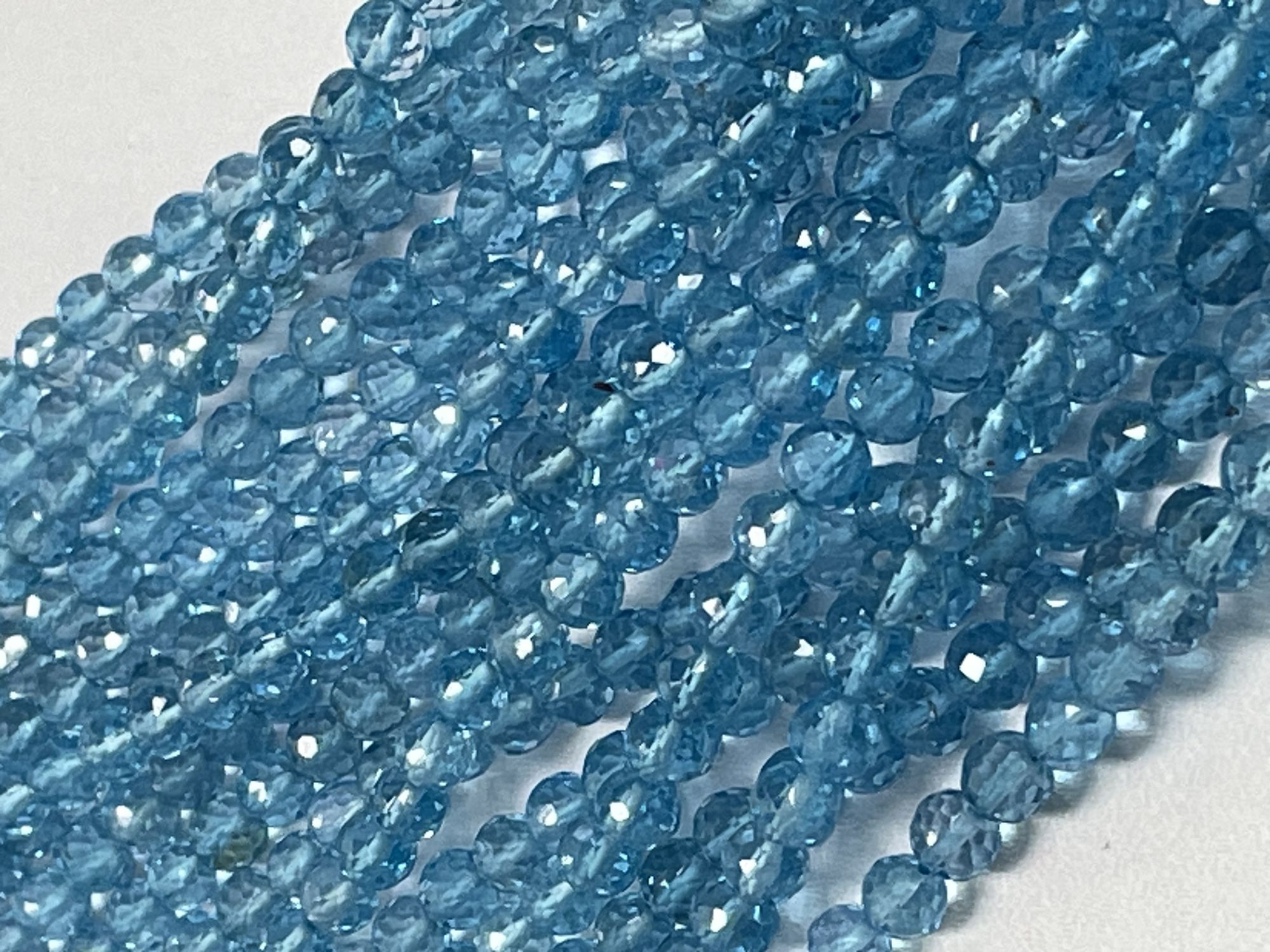 Swiss Blue Topaz Round Faceted