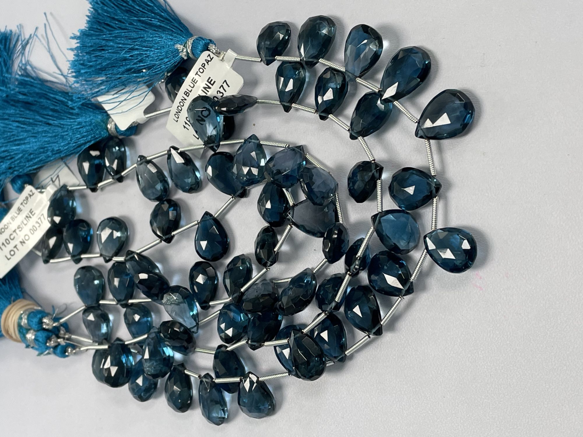 London Blue Topaz Pear Faceted