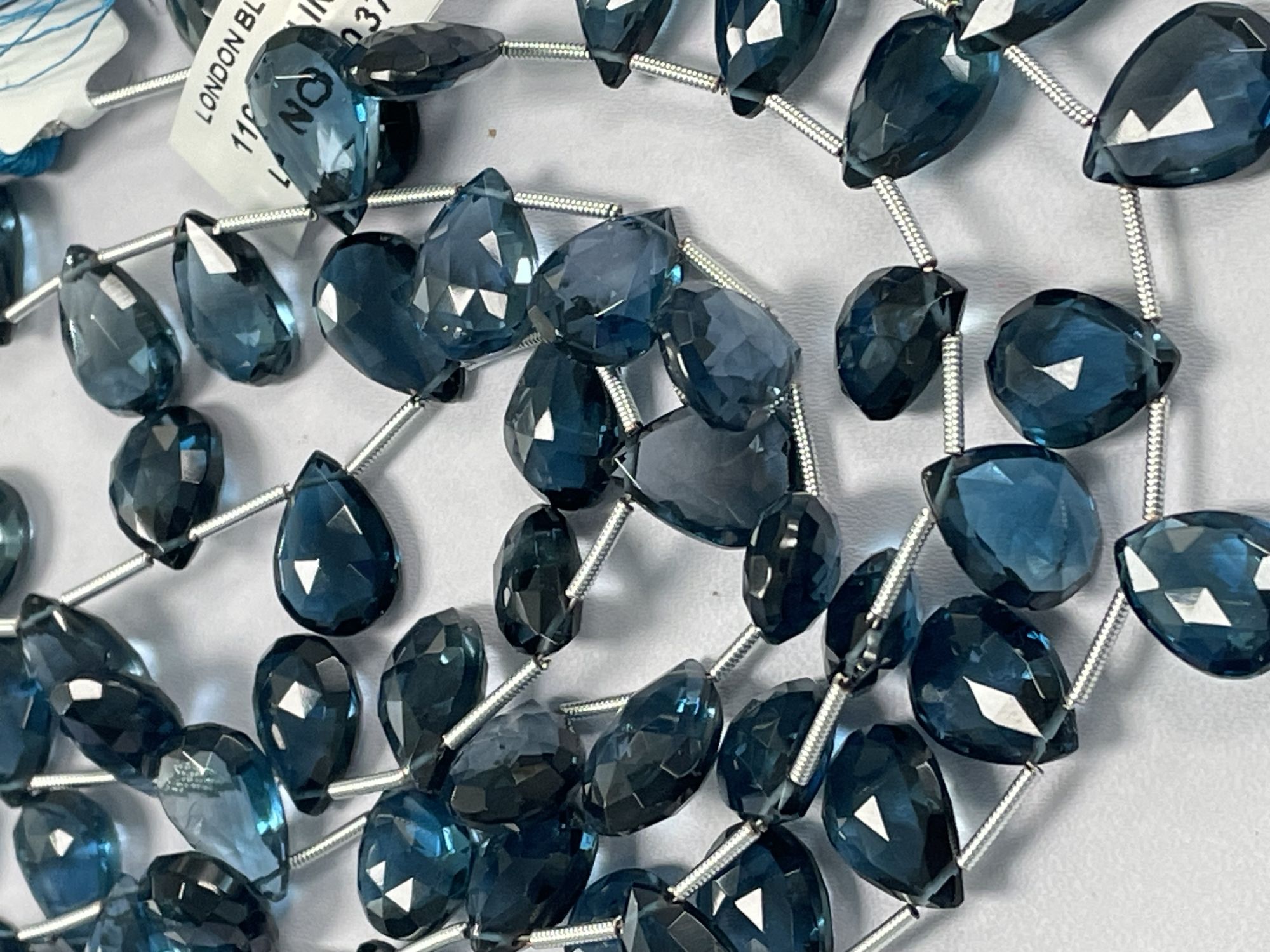 London Blue Topaz Pear Faceted