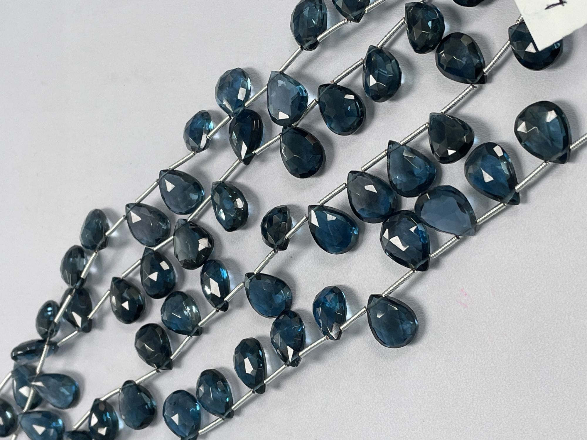London Blue Topaz Pear Faceted