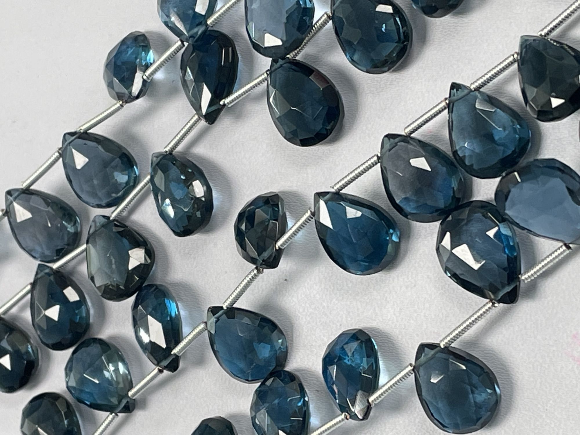London Blue Topaz Pear Faceted