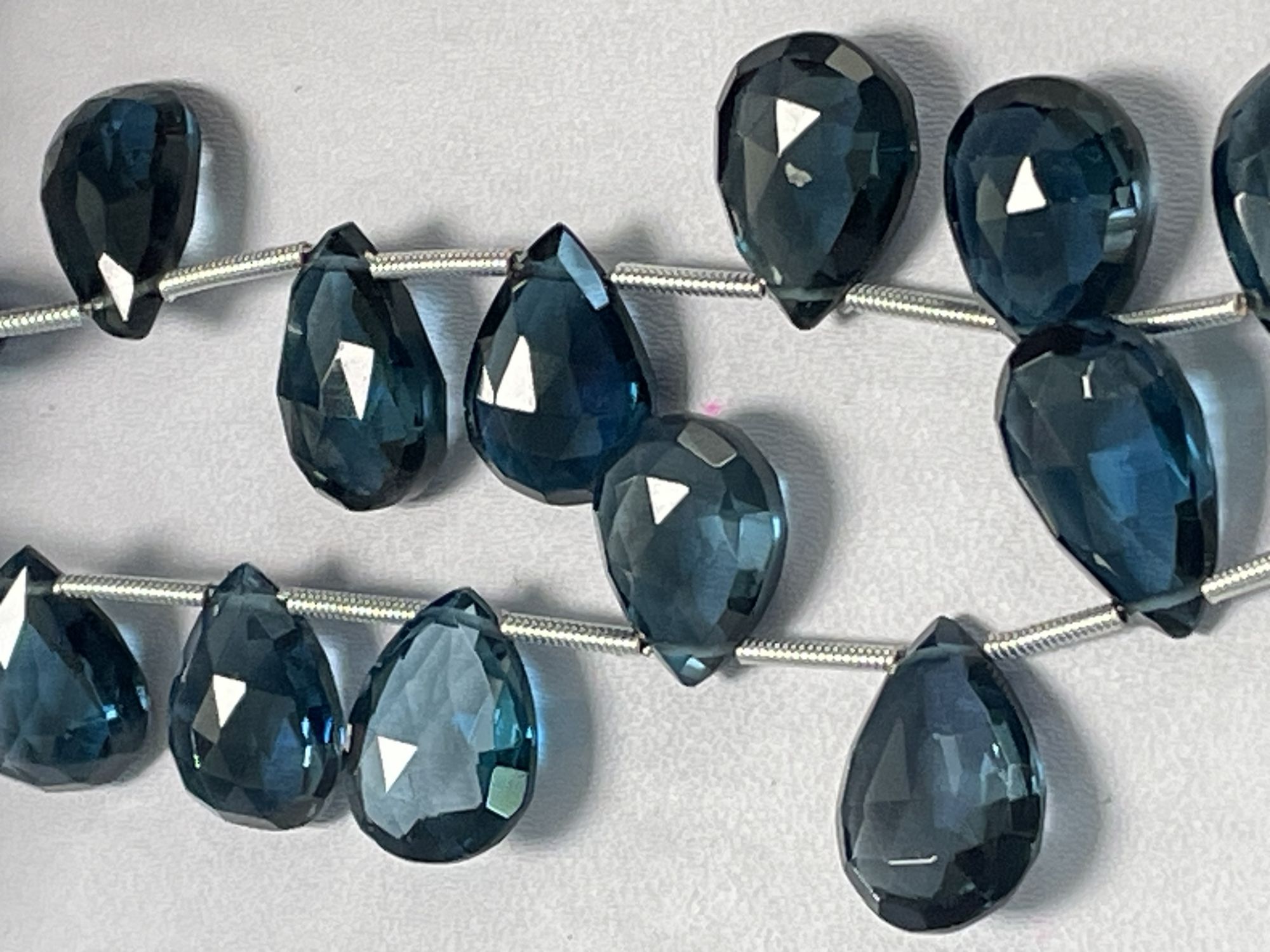 London Blue Topaz Pear Faceted