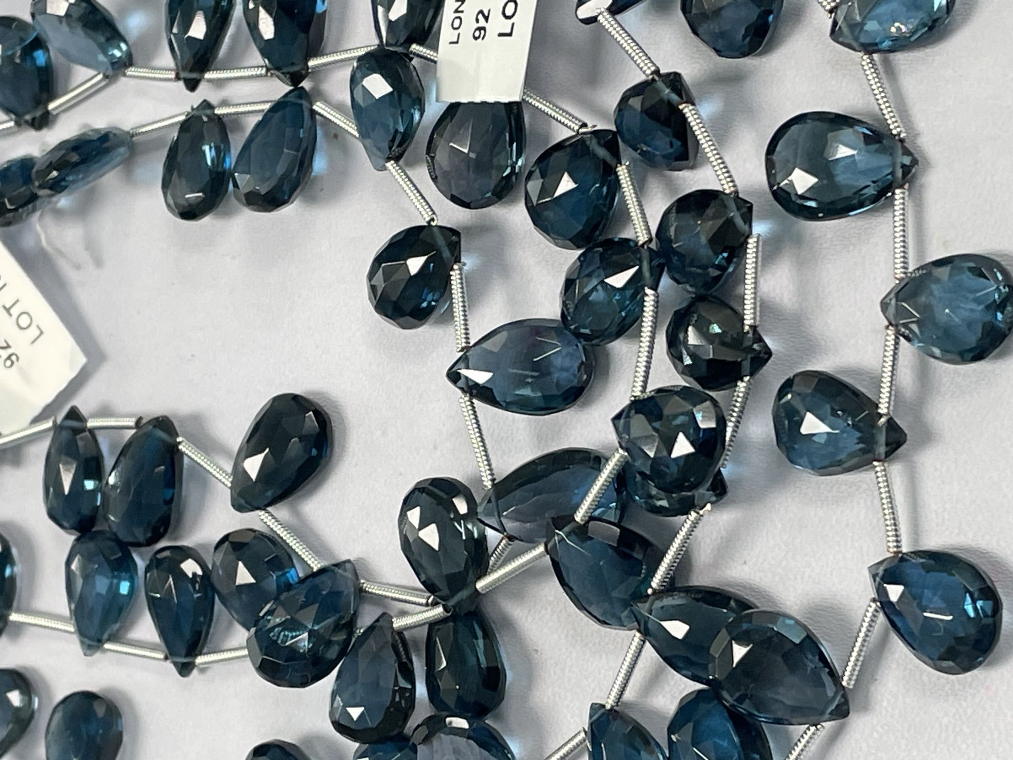 London Blue Topaz Pear Faceted