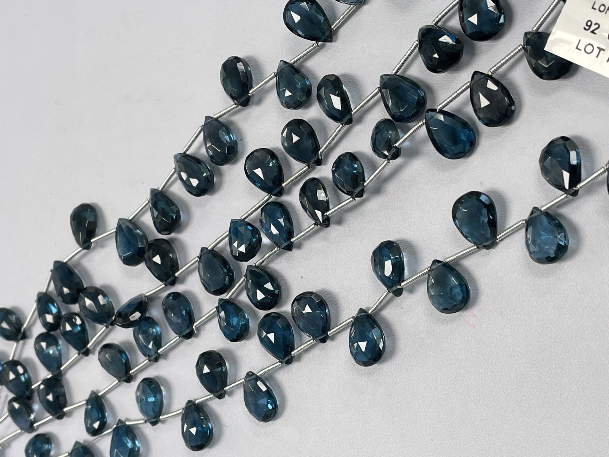 London Blue Topaz Pear Faceted