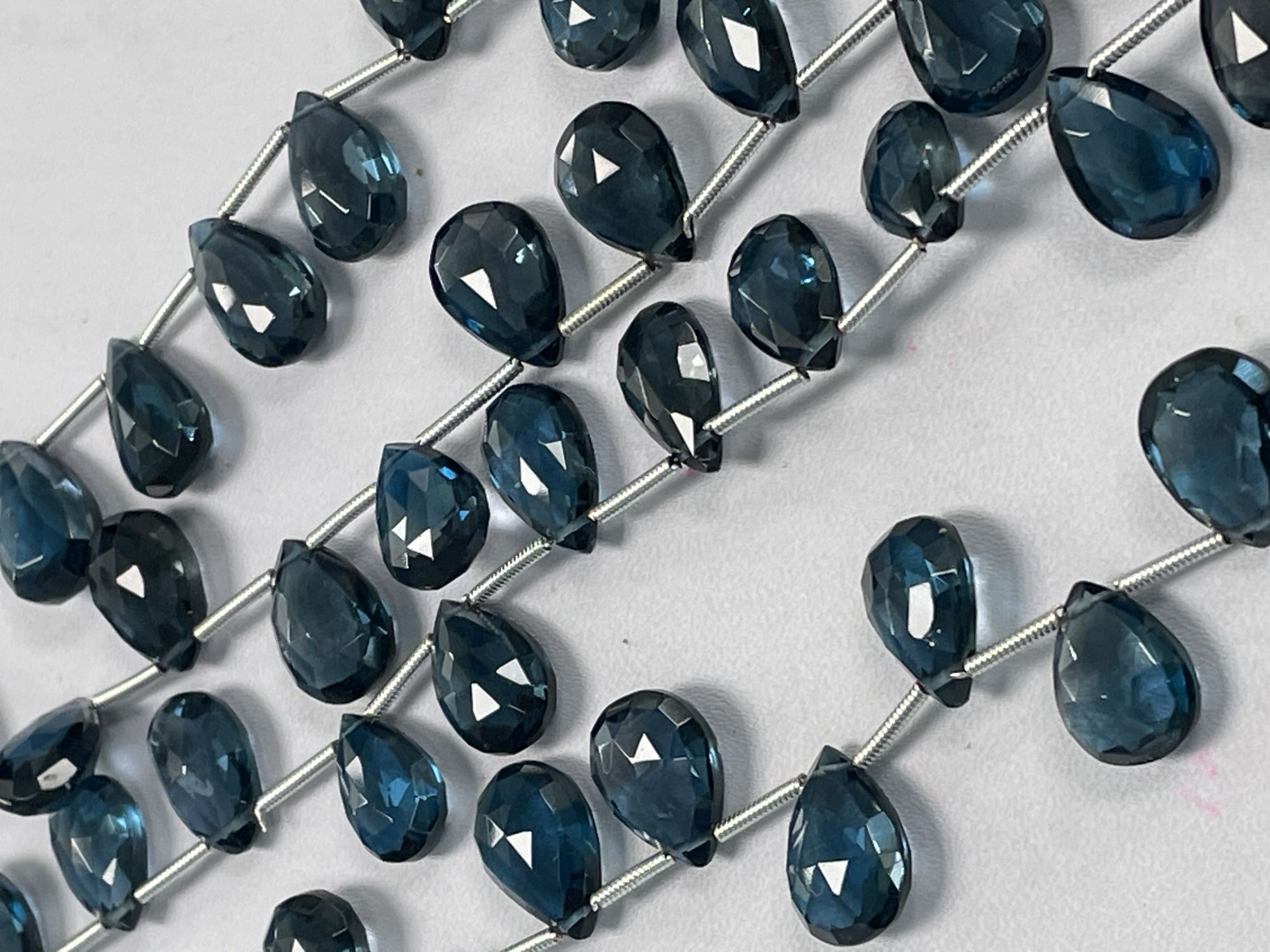 London Blue Topaz Pear Faceted