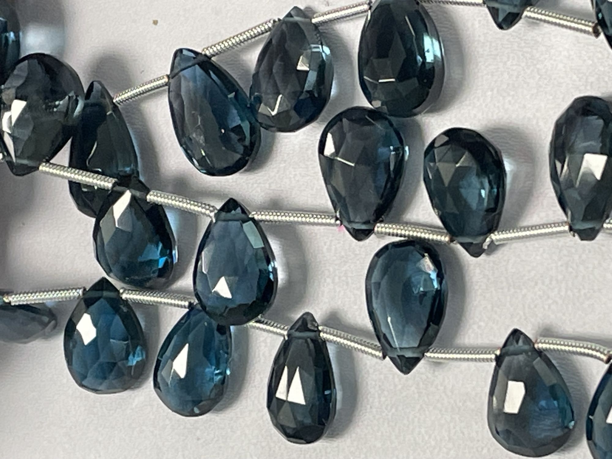 London Blue Topaz Pear Faceted