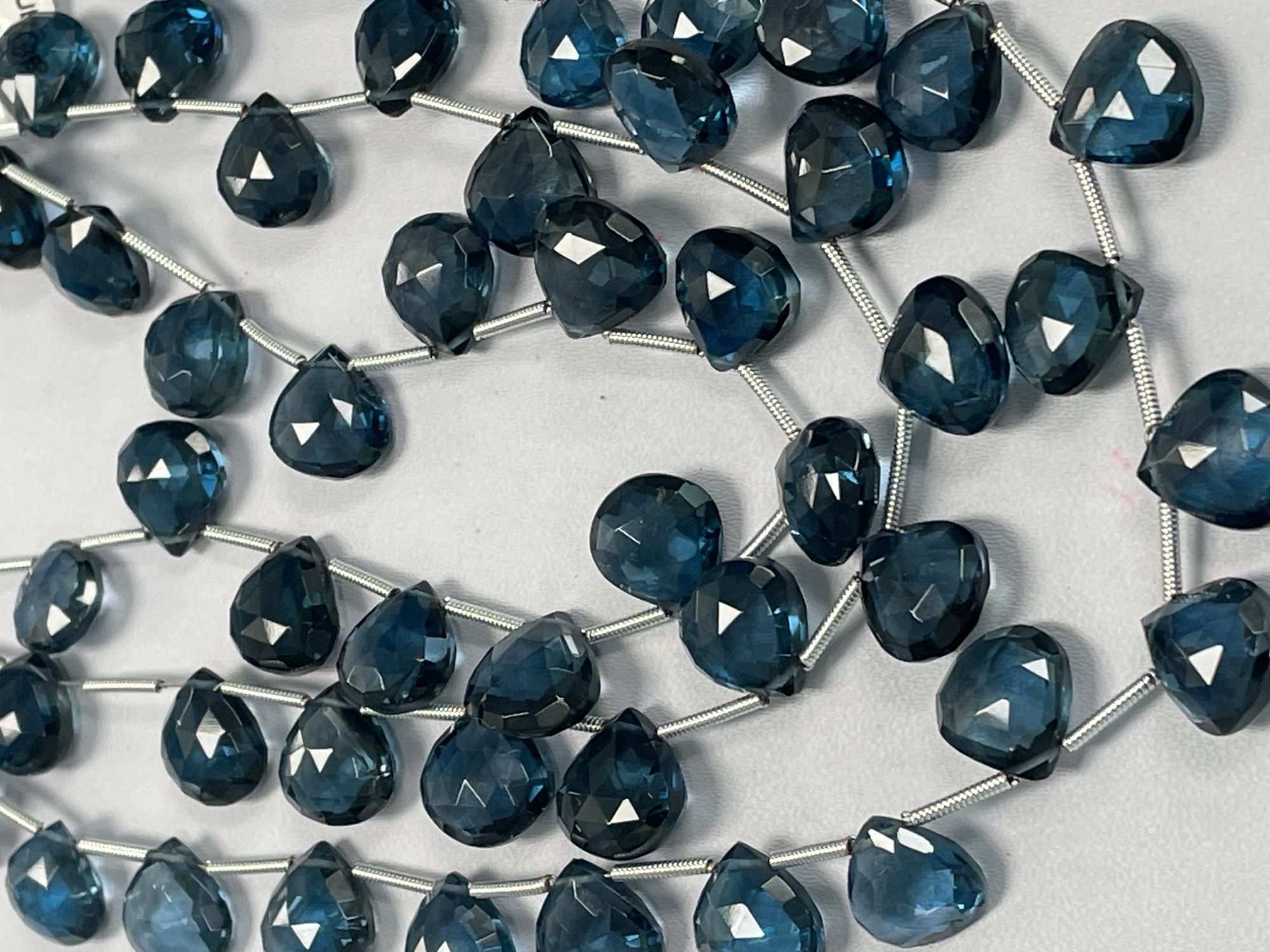 London Blue Topaz Heart Faceted