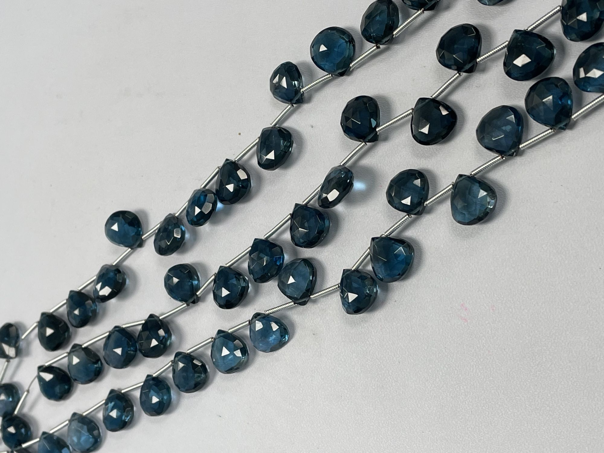 London Blue Topaz Heart Faceted