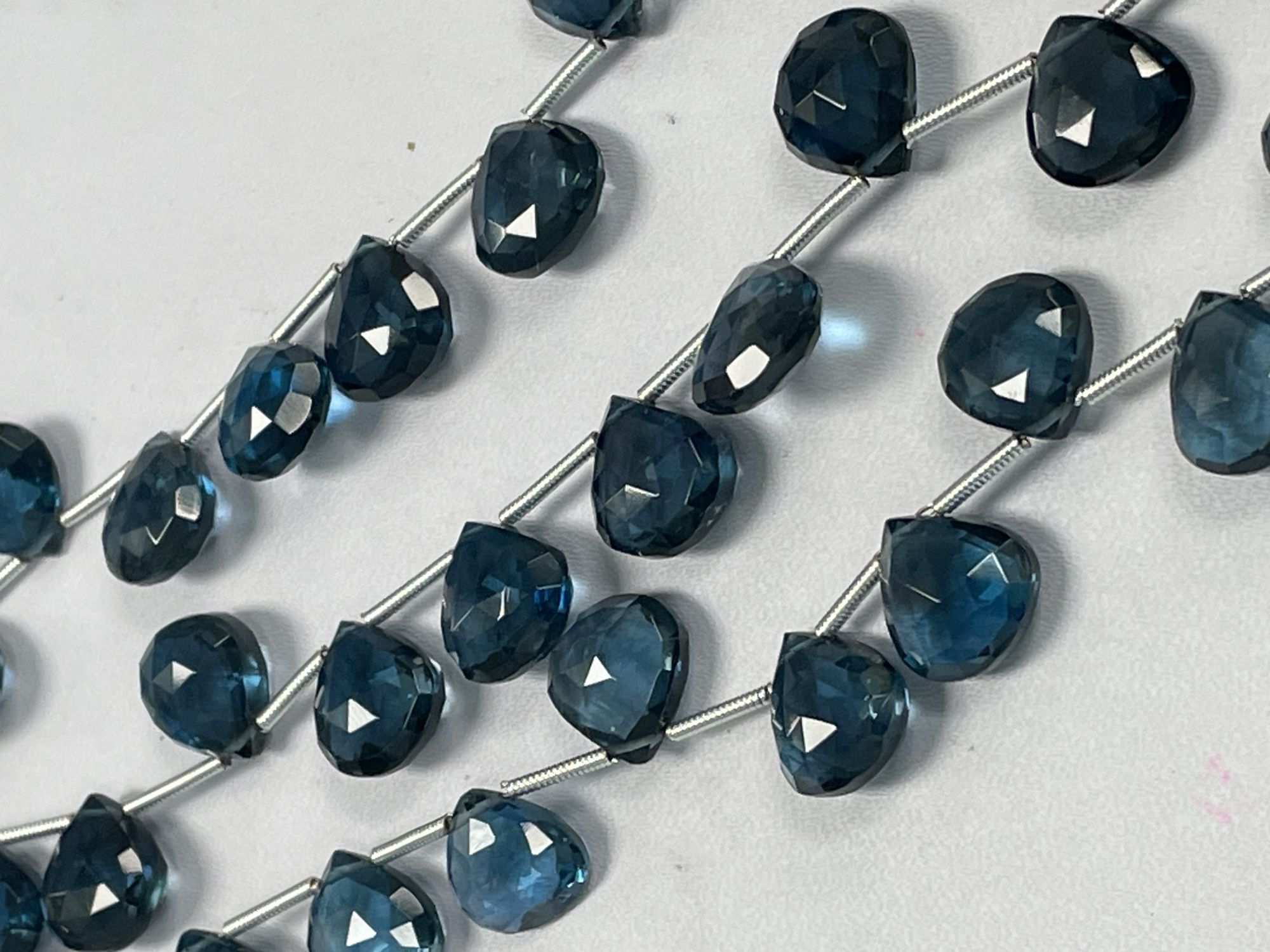 London Blue Topaz Heart Faceted