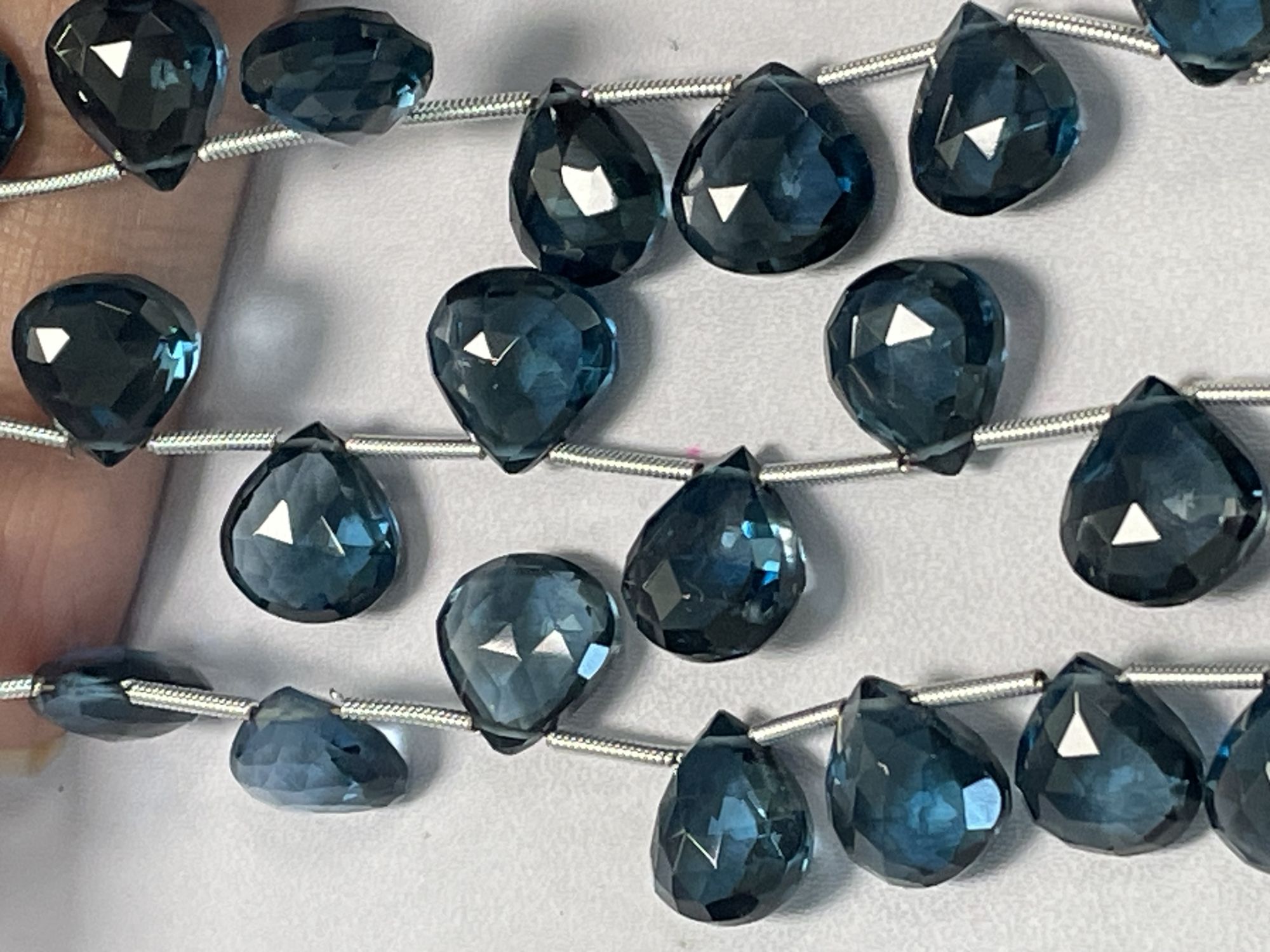 London Blue Topaz Heart Faceted
