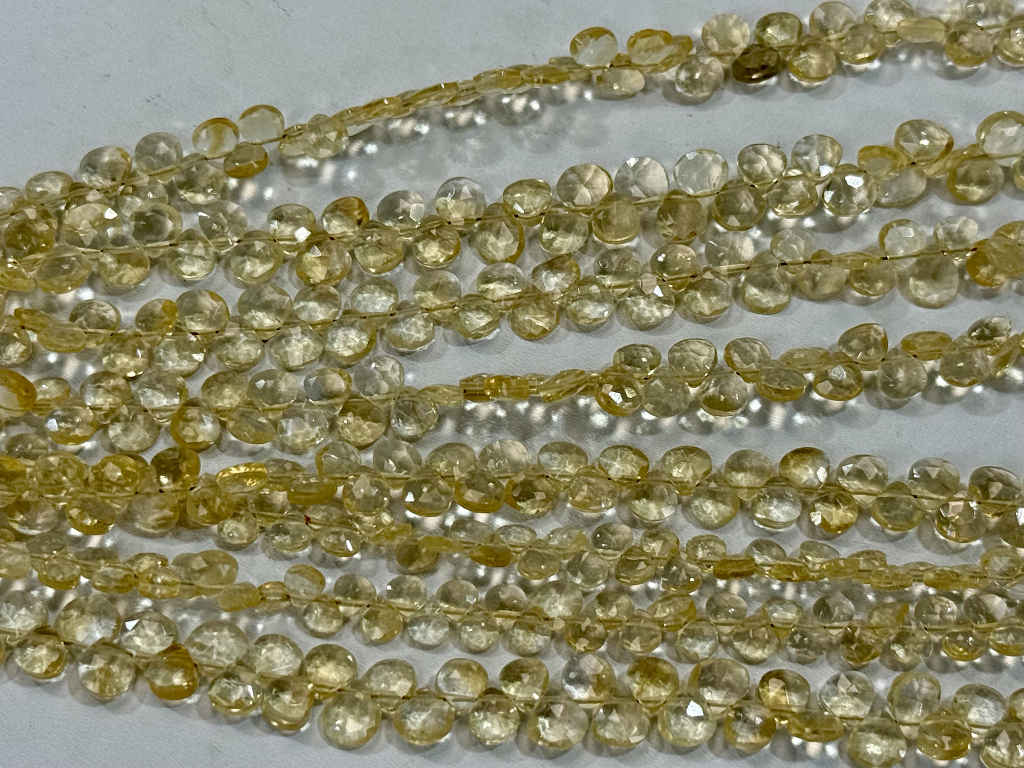 Citrine Heart Faceted
