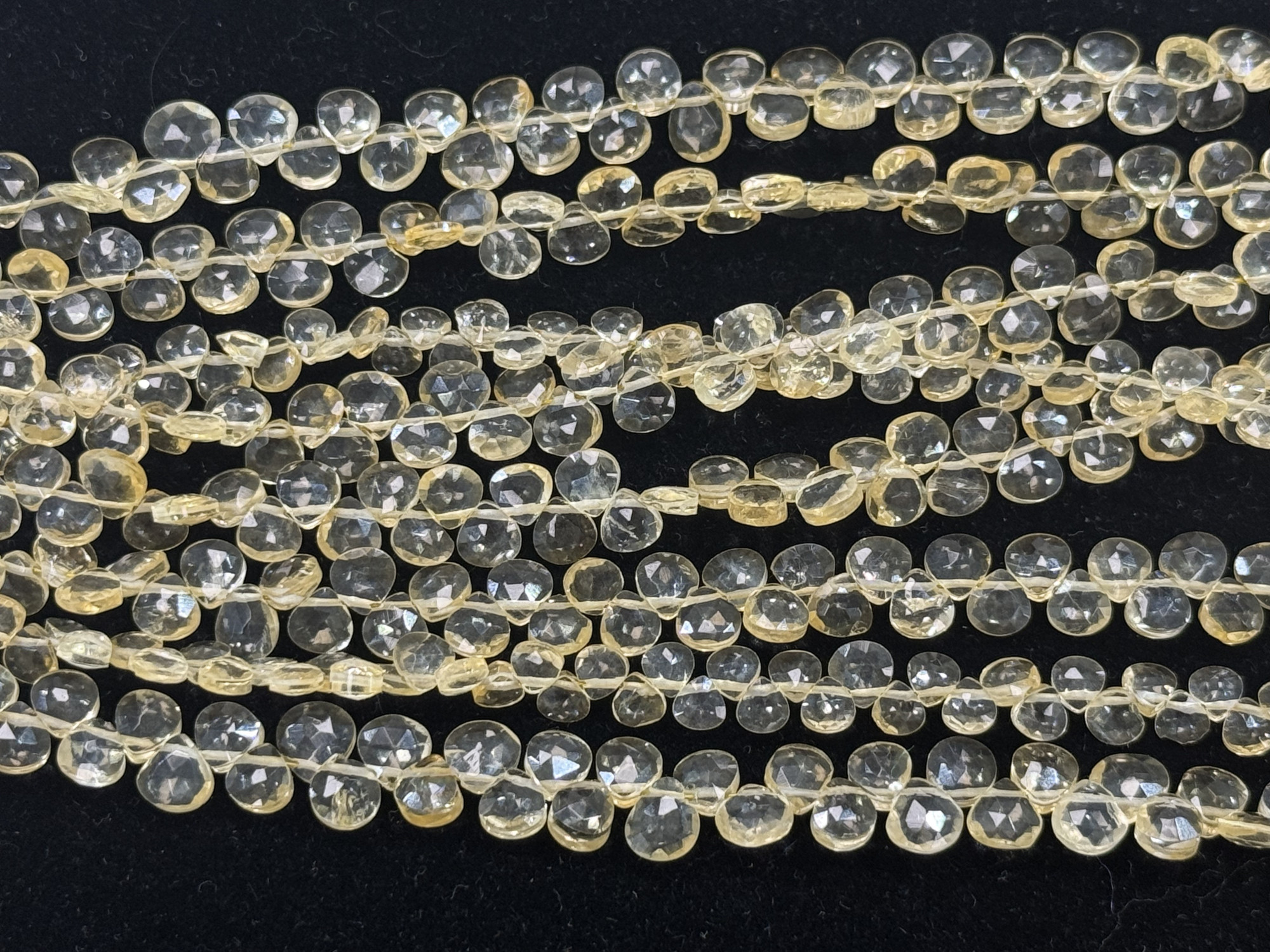 Citrine Heart Faceted