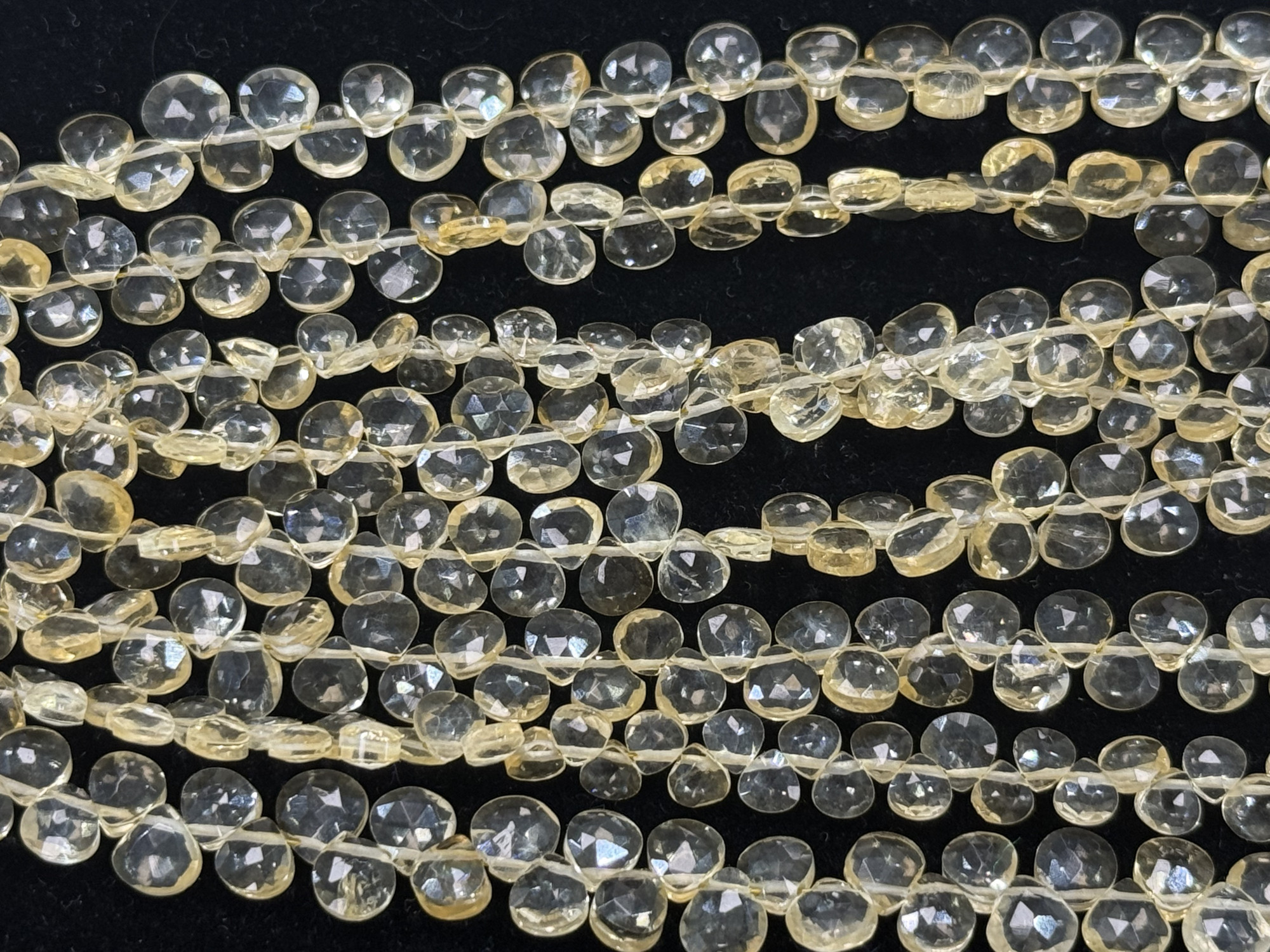 Citrine Heart Faceted