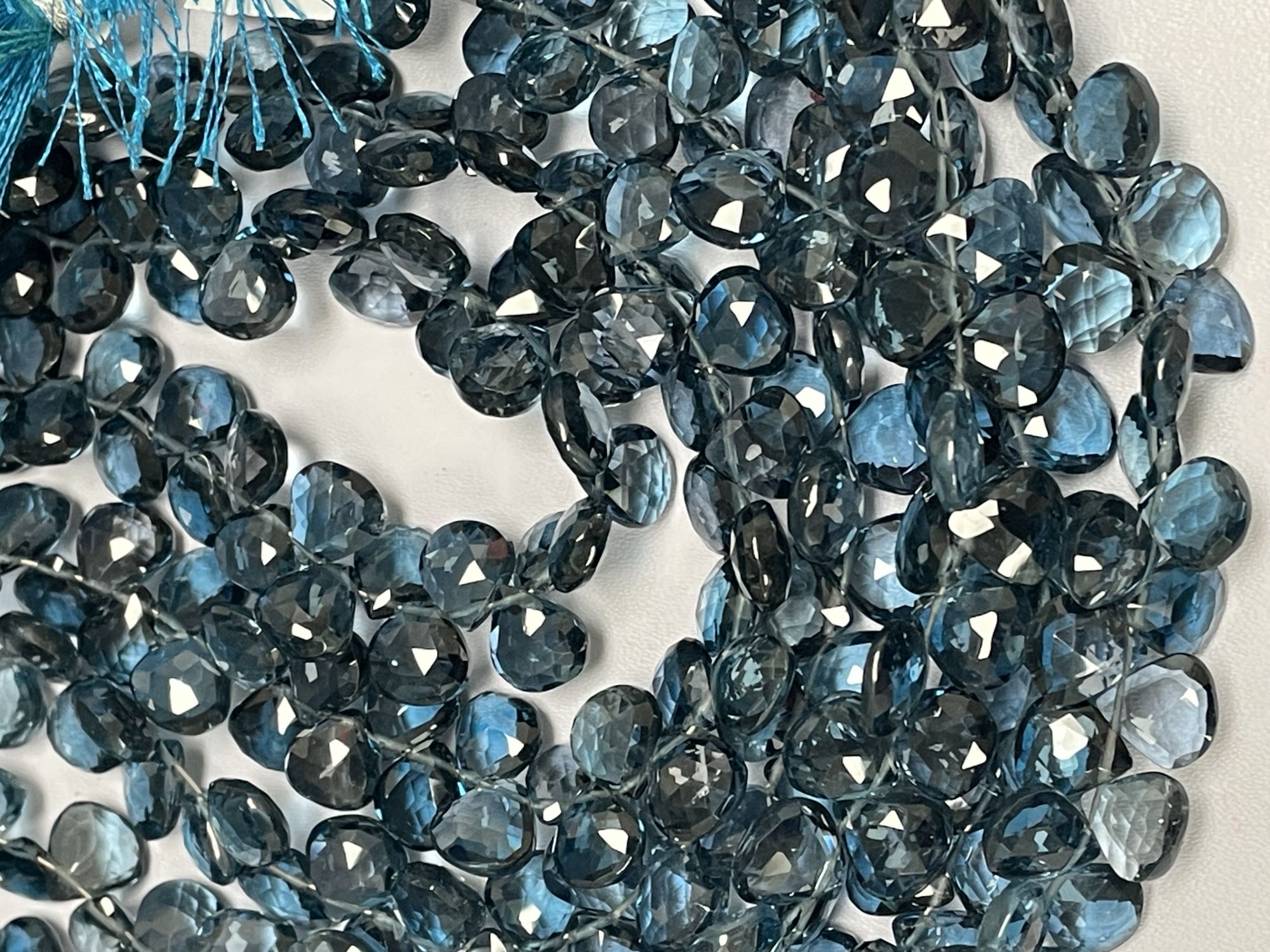 London Blue Topaz Heart Faceted