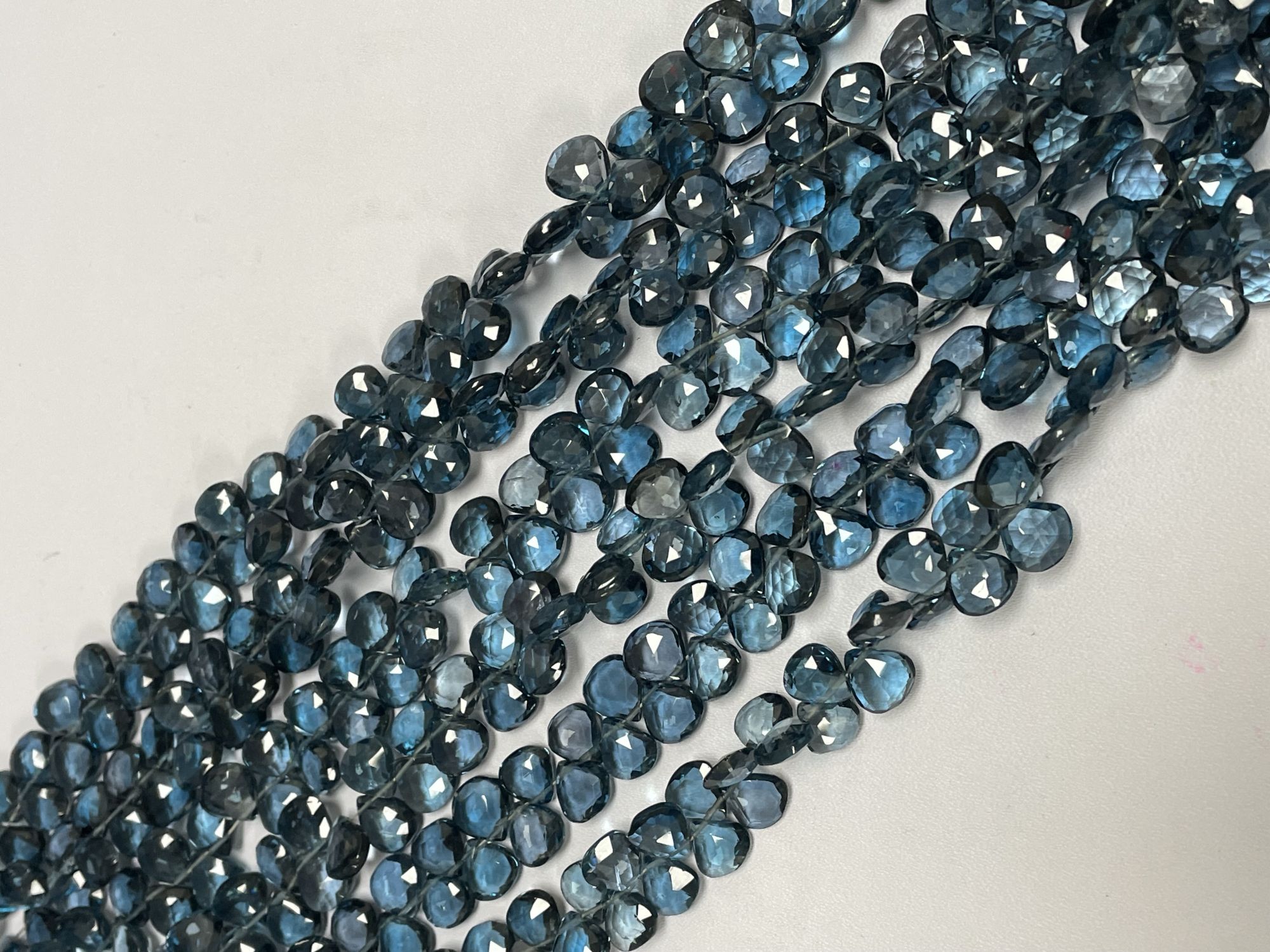 London Blue Topaz Heart Faceted