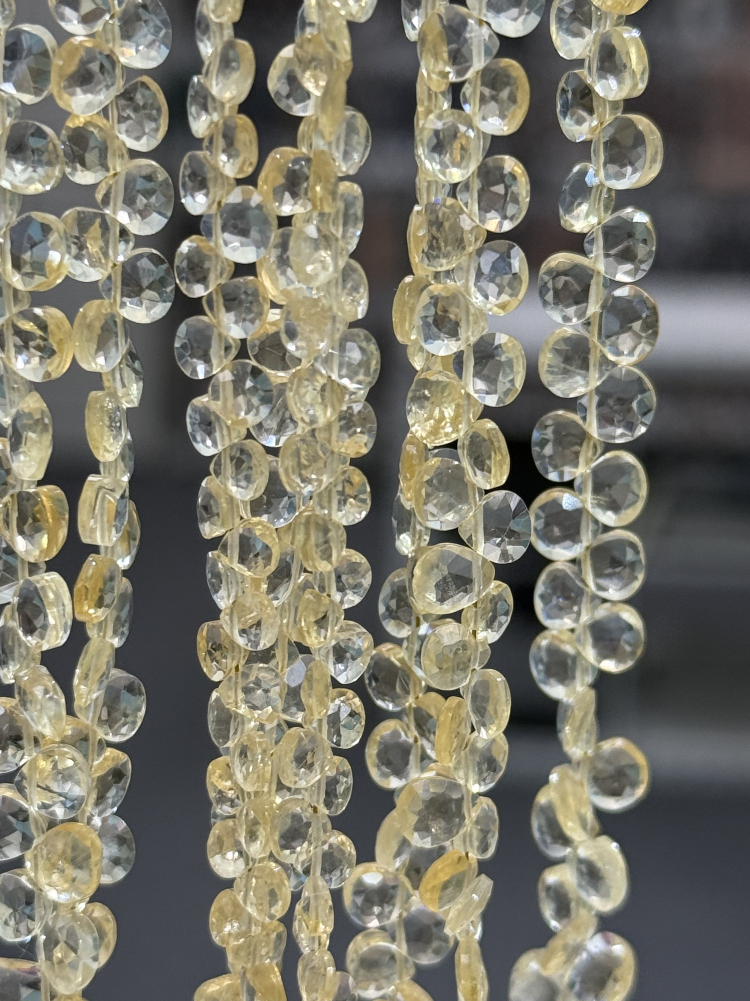 Citrine Heart Faceted
