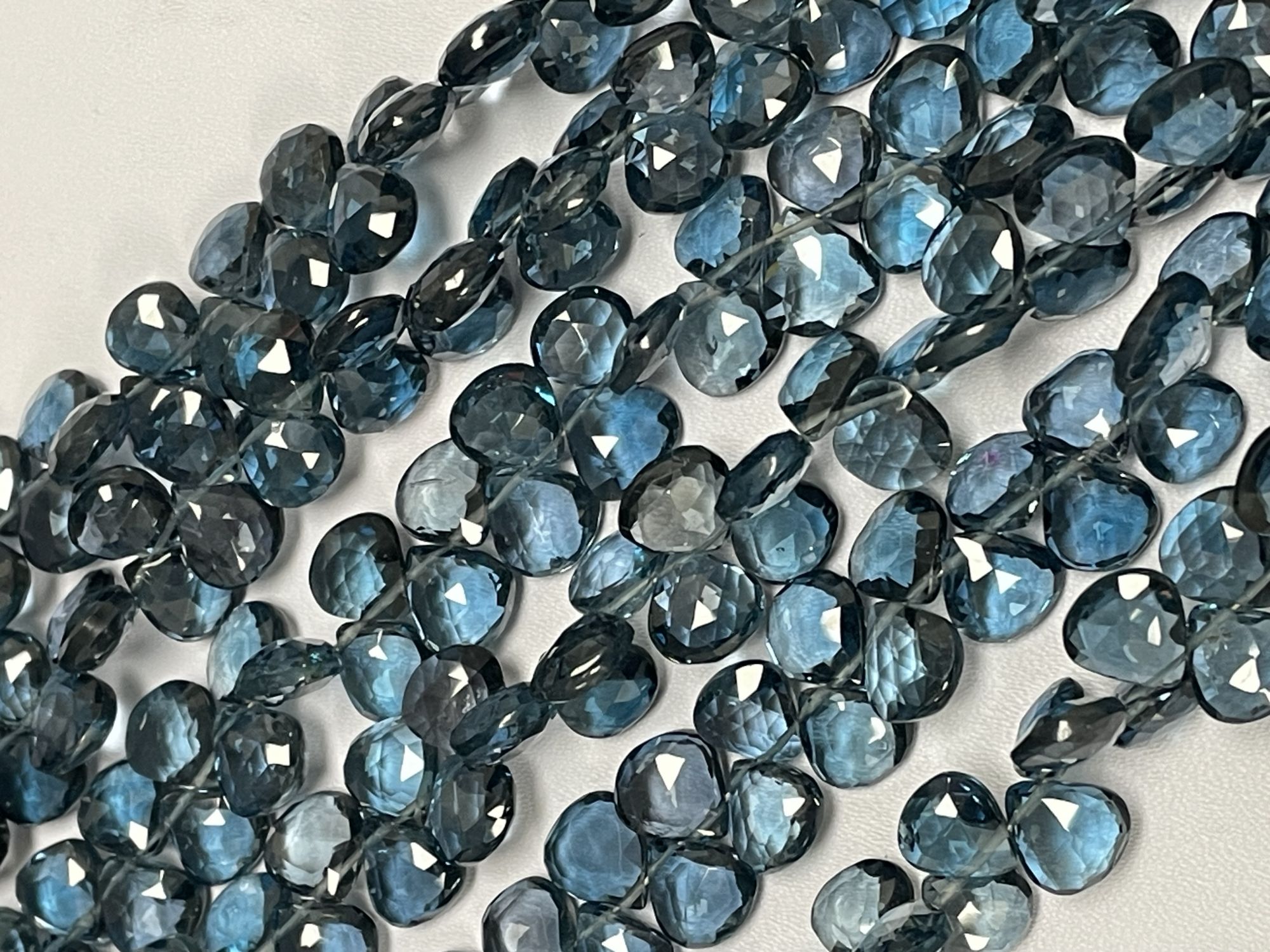 London Blue Topaz Heart Faceted