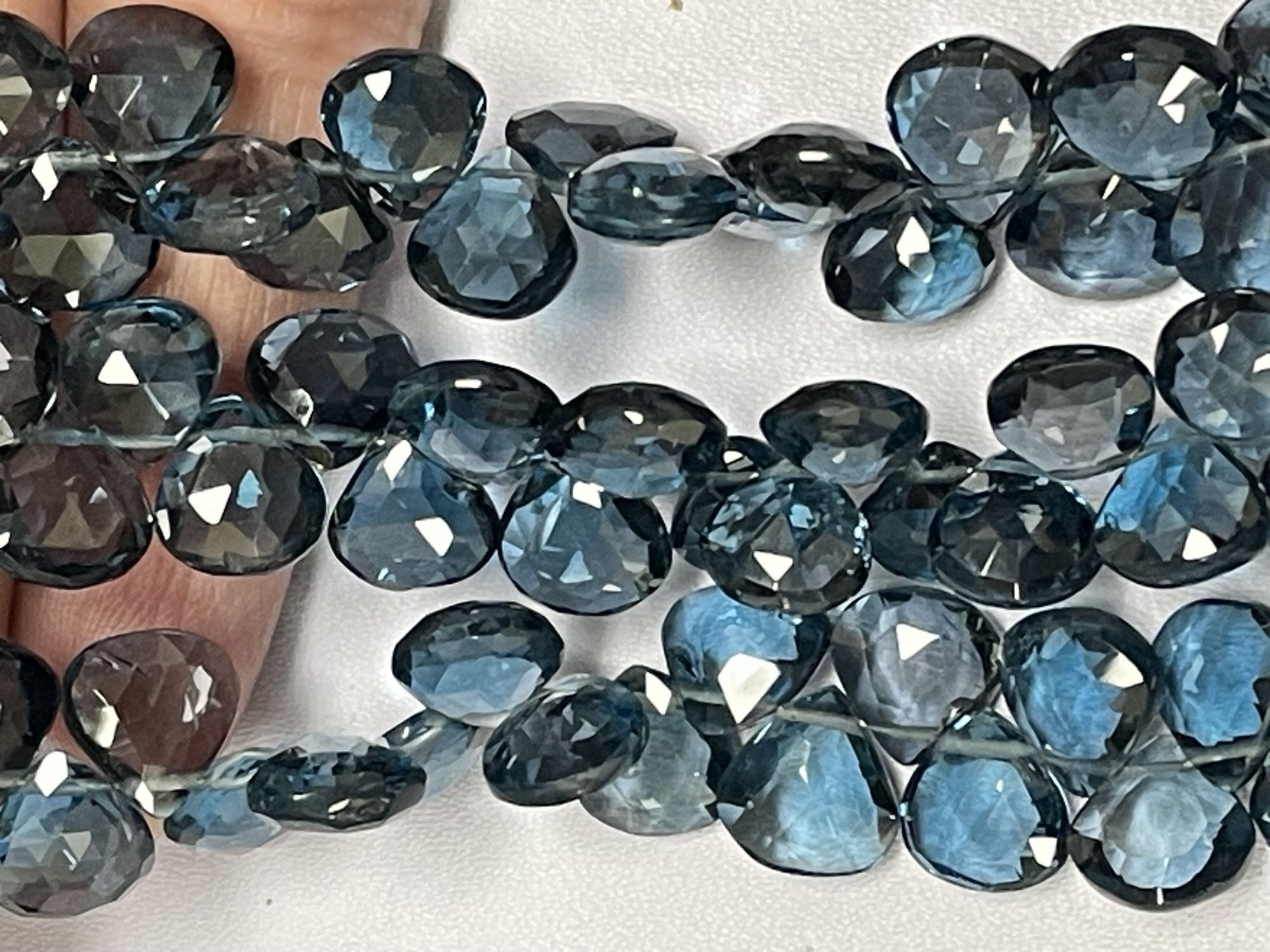 London Blue Topaz Heart Faceted