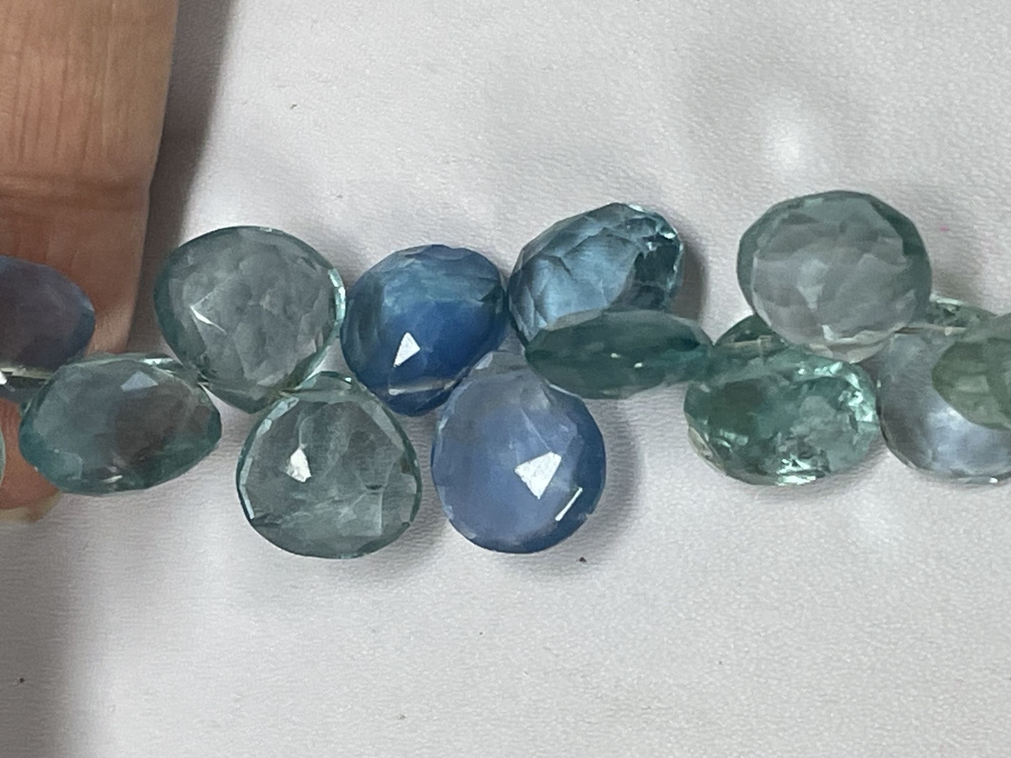 Flourite Heart Faceted