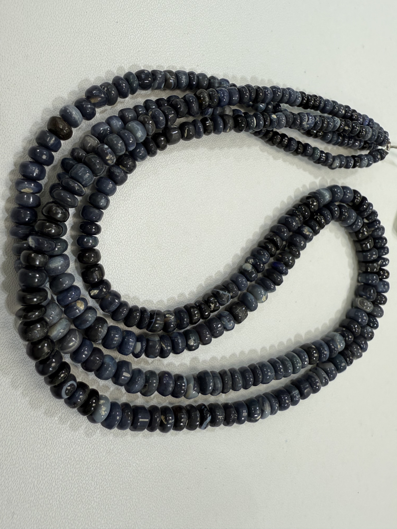 Australian Opal Rondelle Smooth