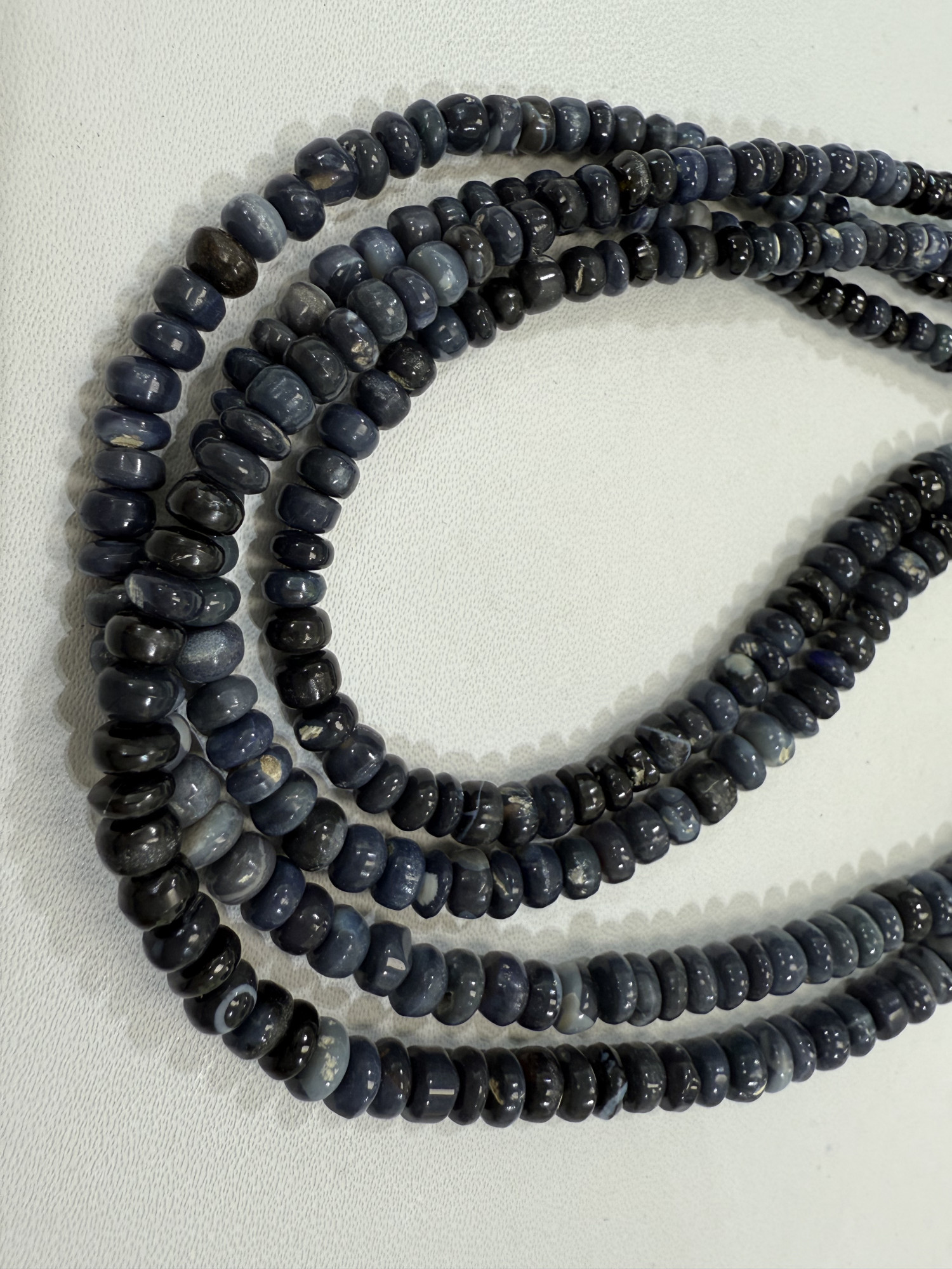 Australian Opal Rondelle Smooth