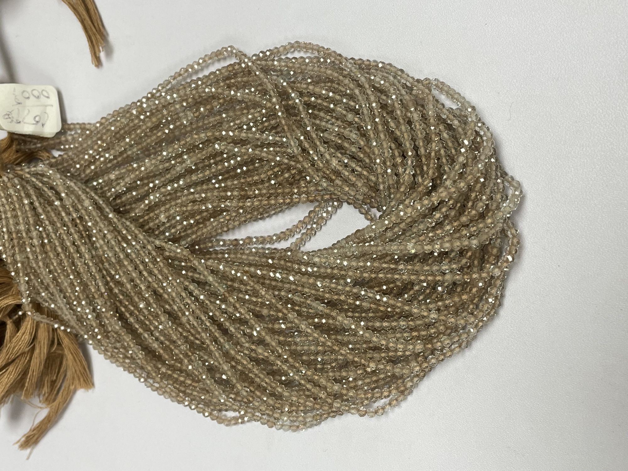 Champange Topaz Rondelle Faceted