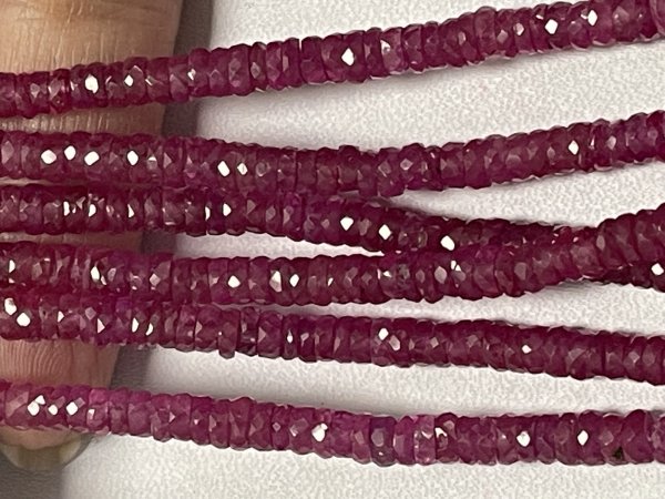Pink Sapphire Rondelle Faceted
