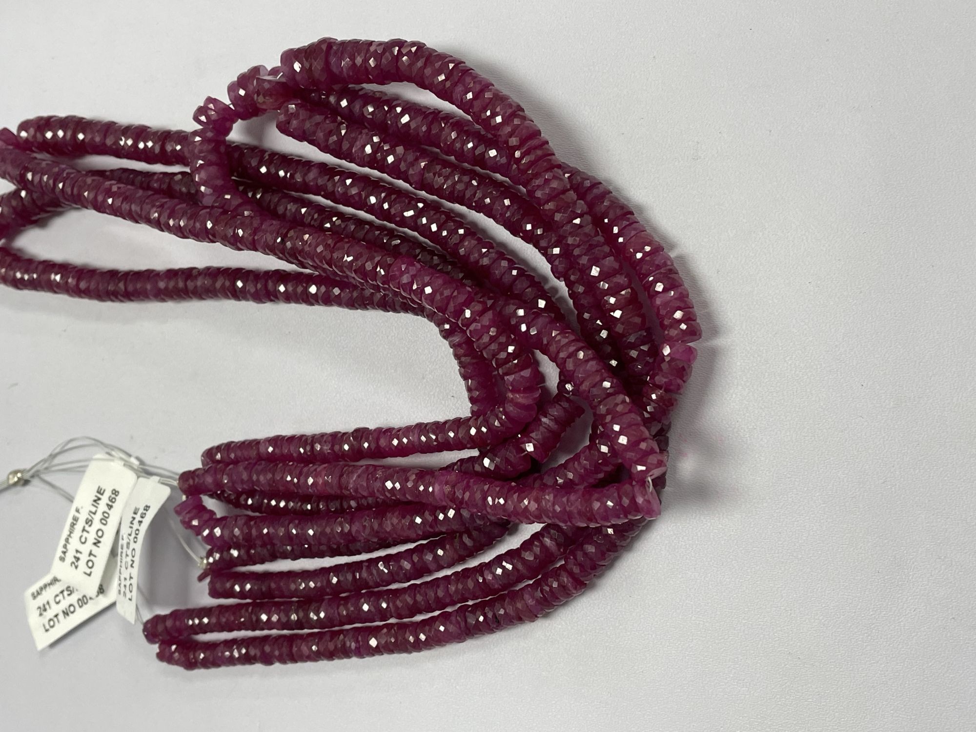 Pink Sapphire Tire Faceted