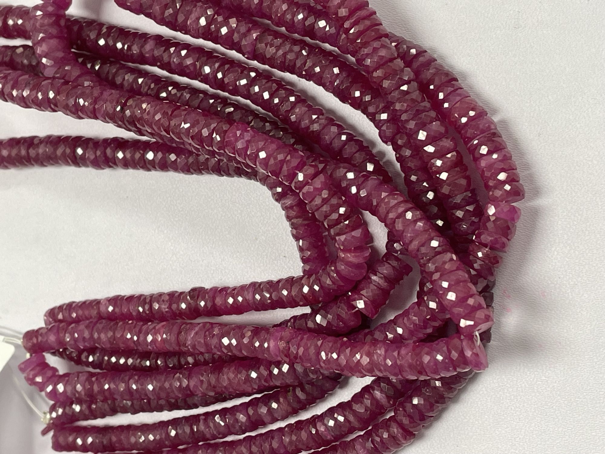 Pink Sapphire Tire Faceted