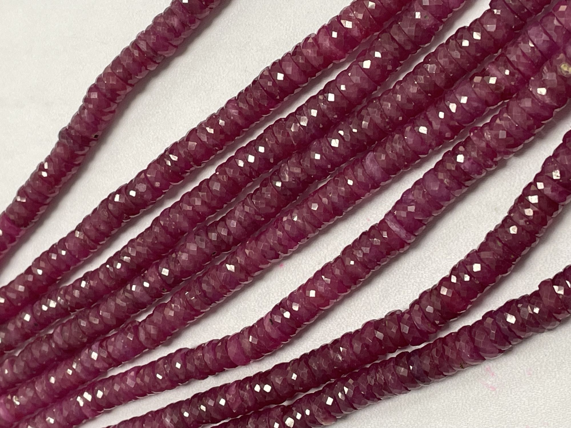 Pink Sapphire Tire Faceted