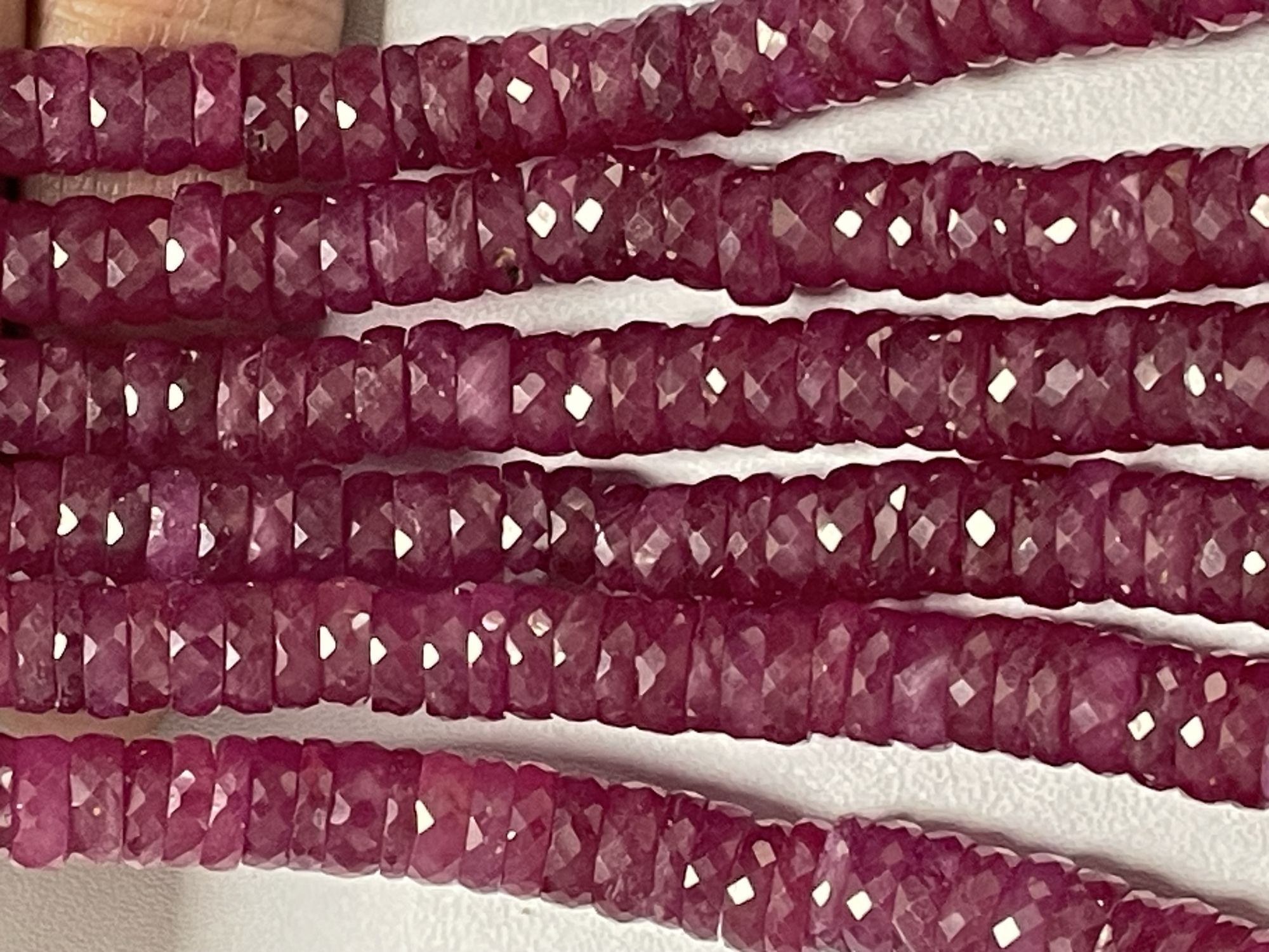 Pink Sapphire Tire Faceted