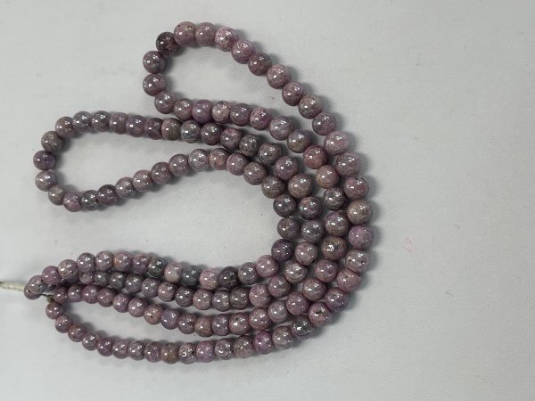 Coated Pink Sapphire Round Smooth