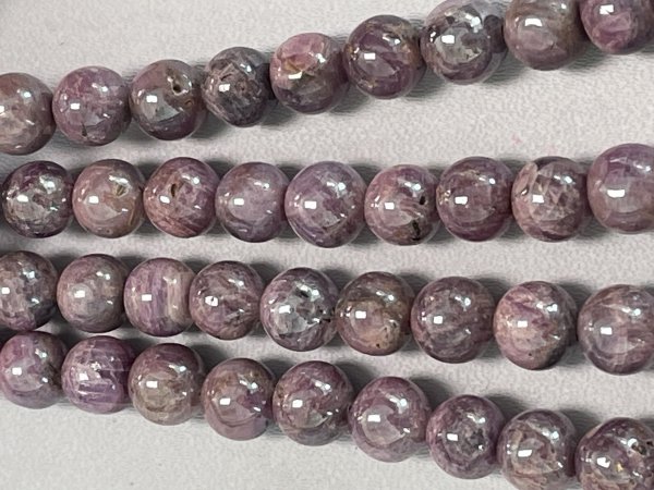 Coated Pink Sapphire Round Smooth