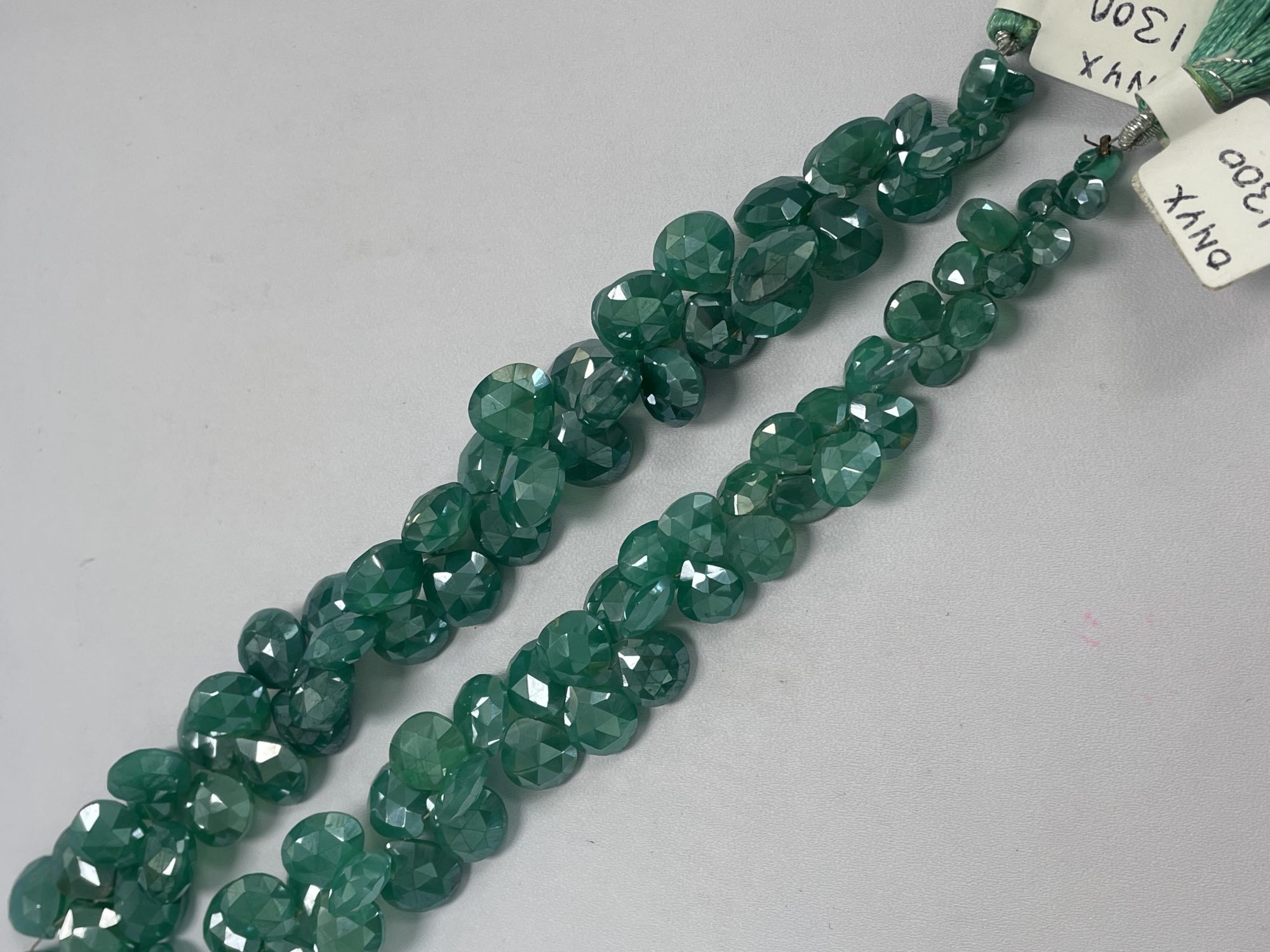 Mystic Green Onyx Heart Faceted