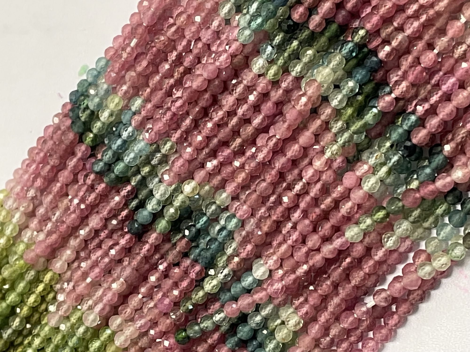 Multi Tourmaline Round Faceted