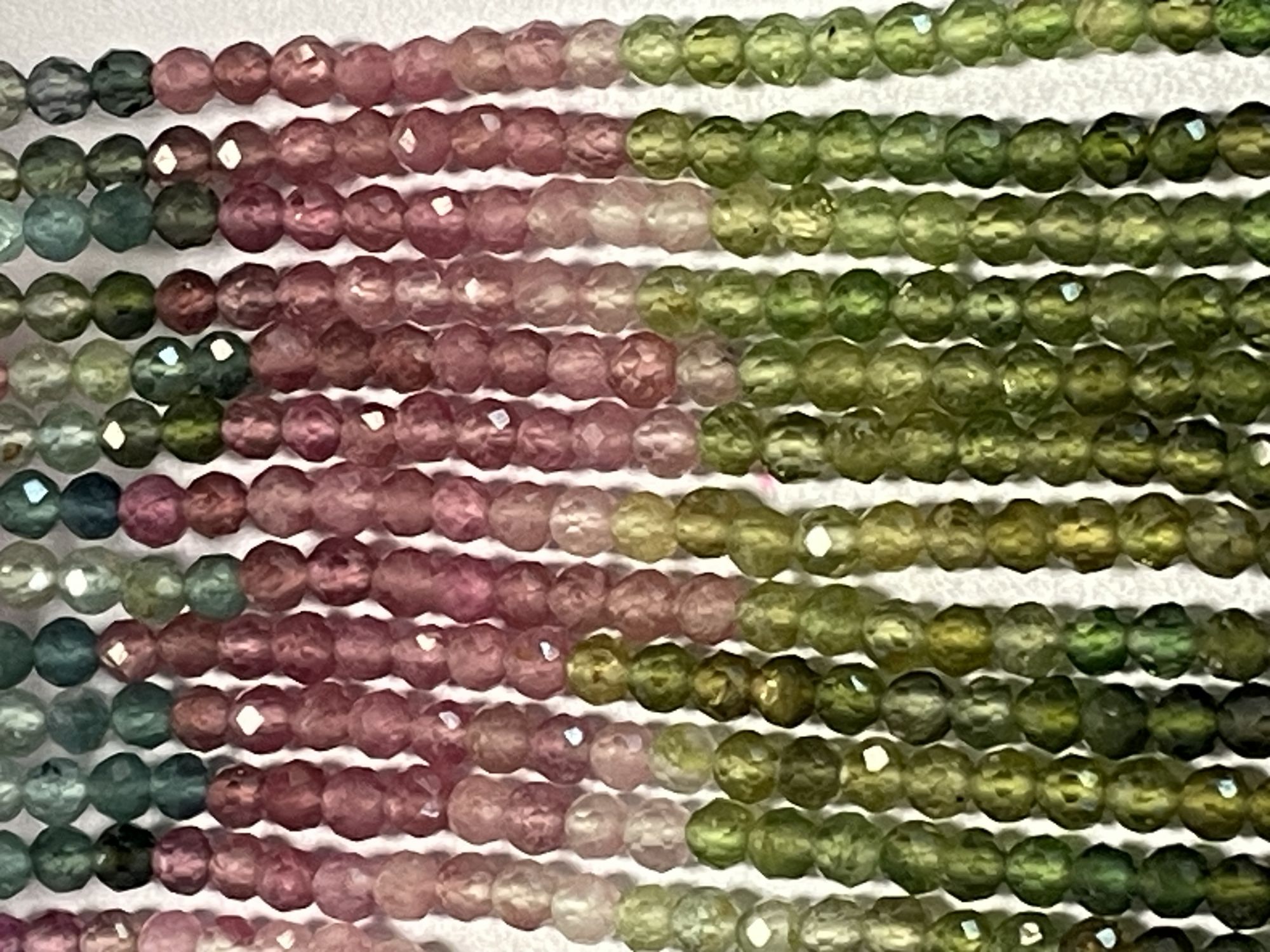 Multi Tourmaline Round Faceted