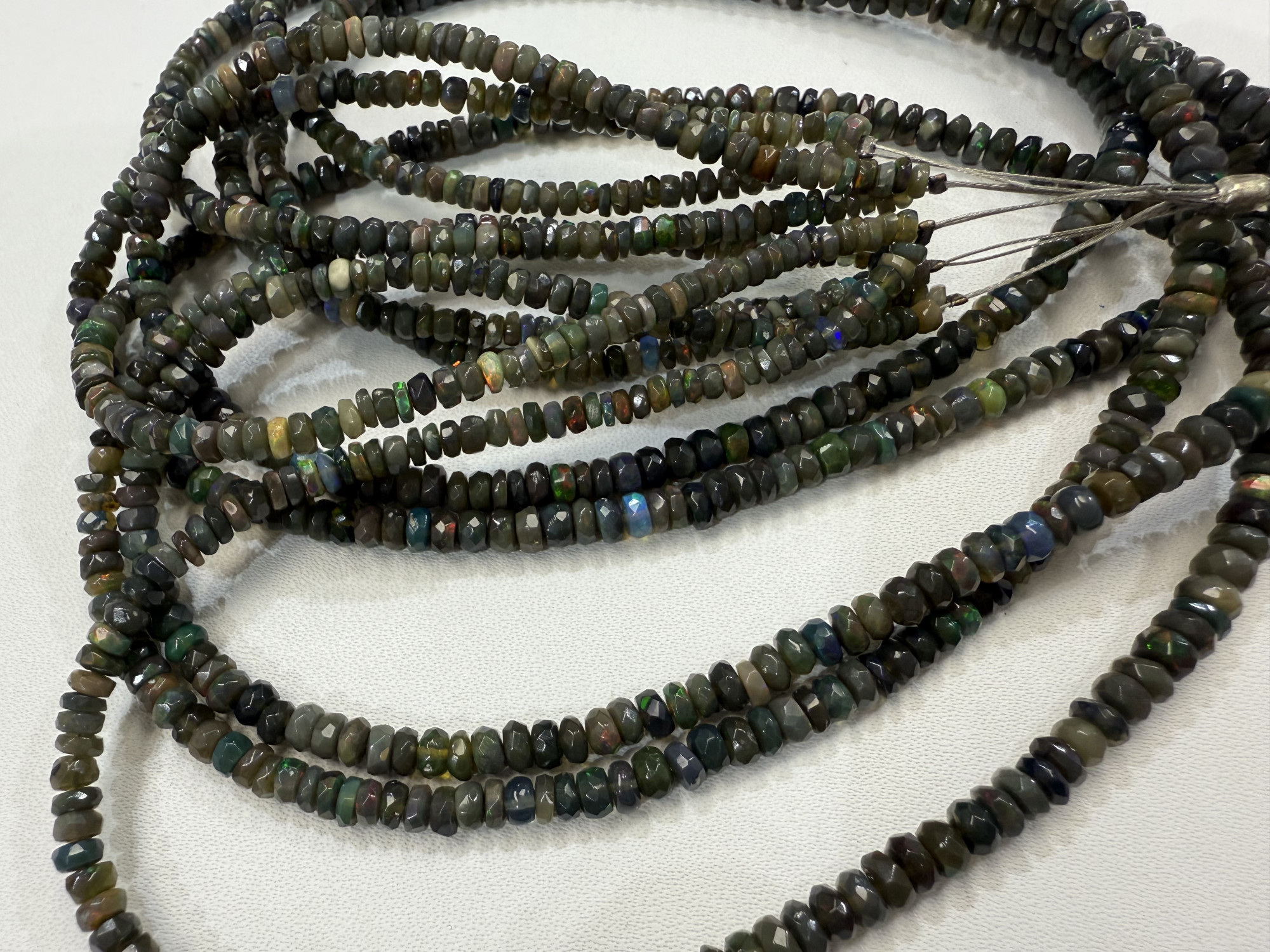 Ethiopian Opal Rondelle