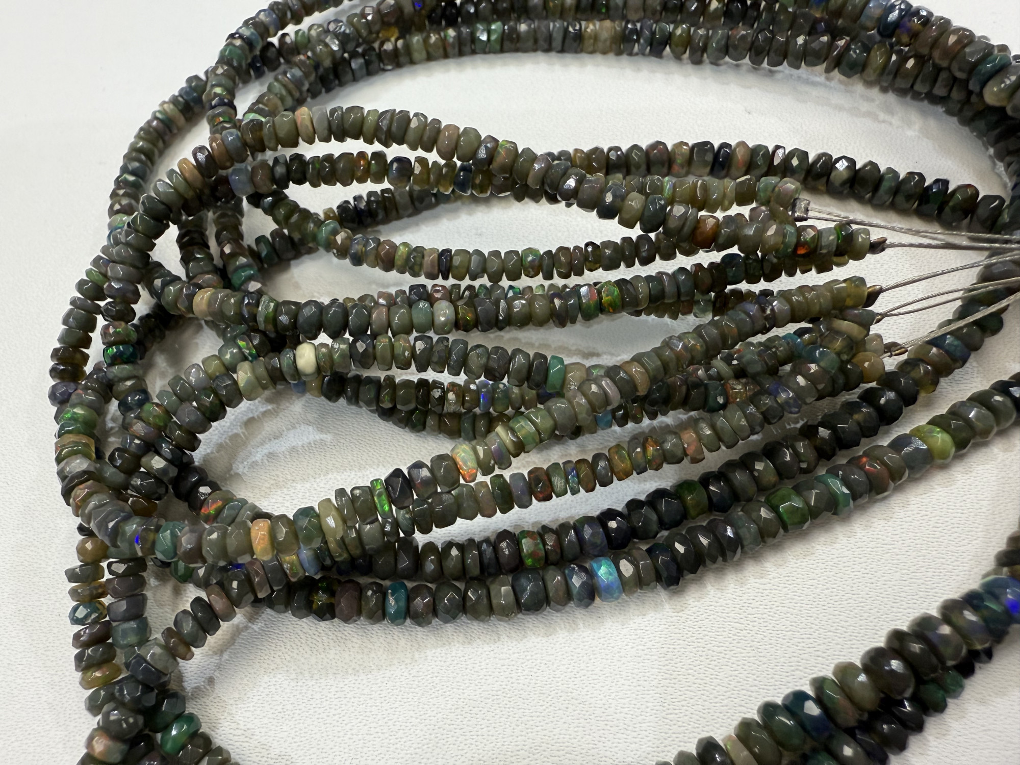 Ethiopian Opal Rondelle