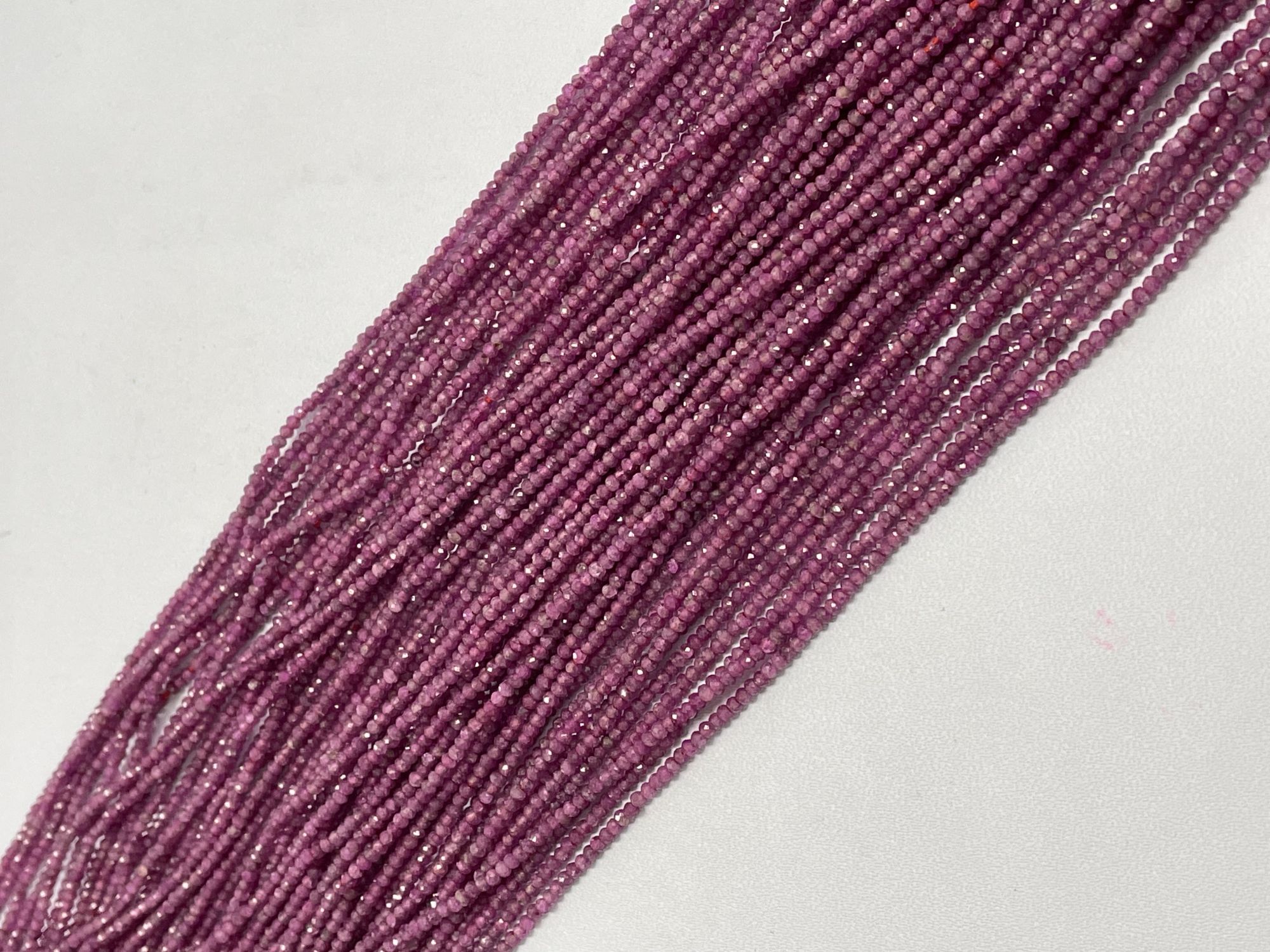 Ruby Rondelle Faceted